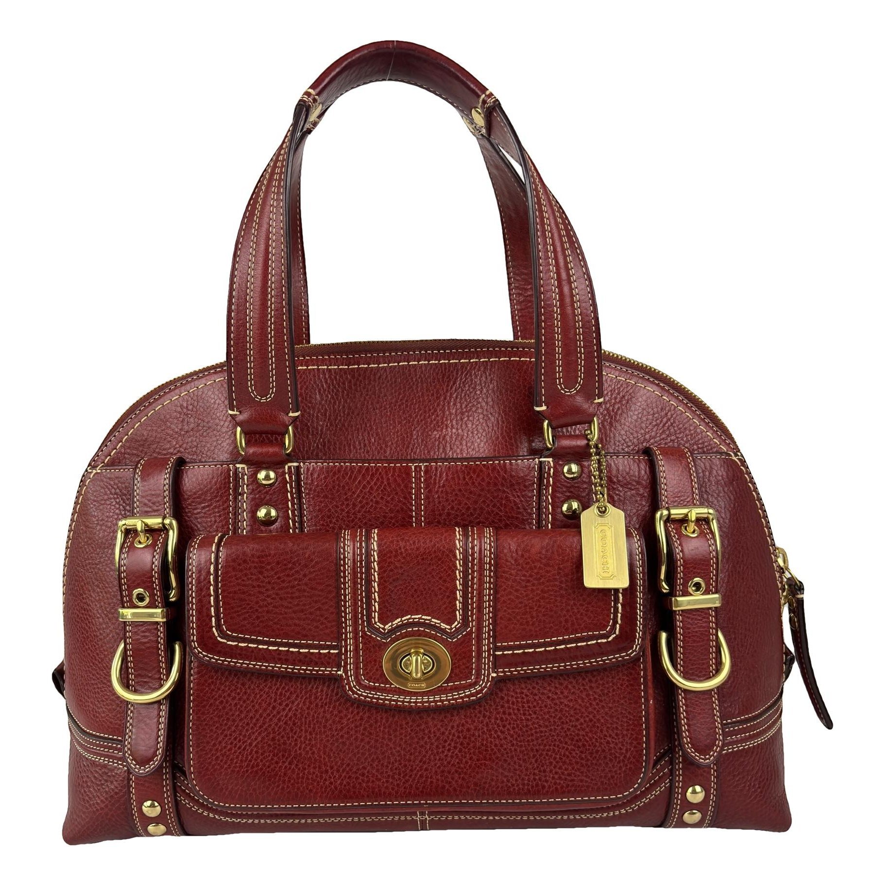 Signature Sufflette leather handbag