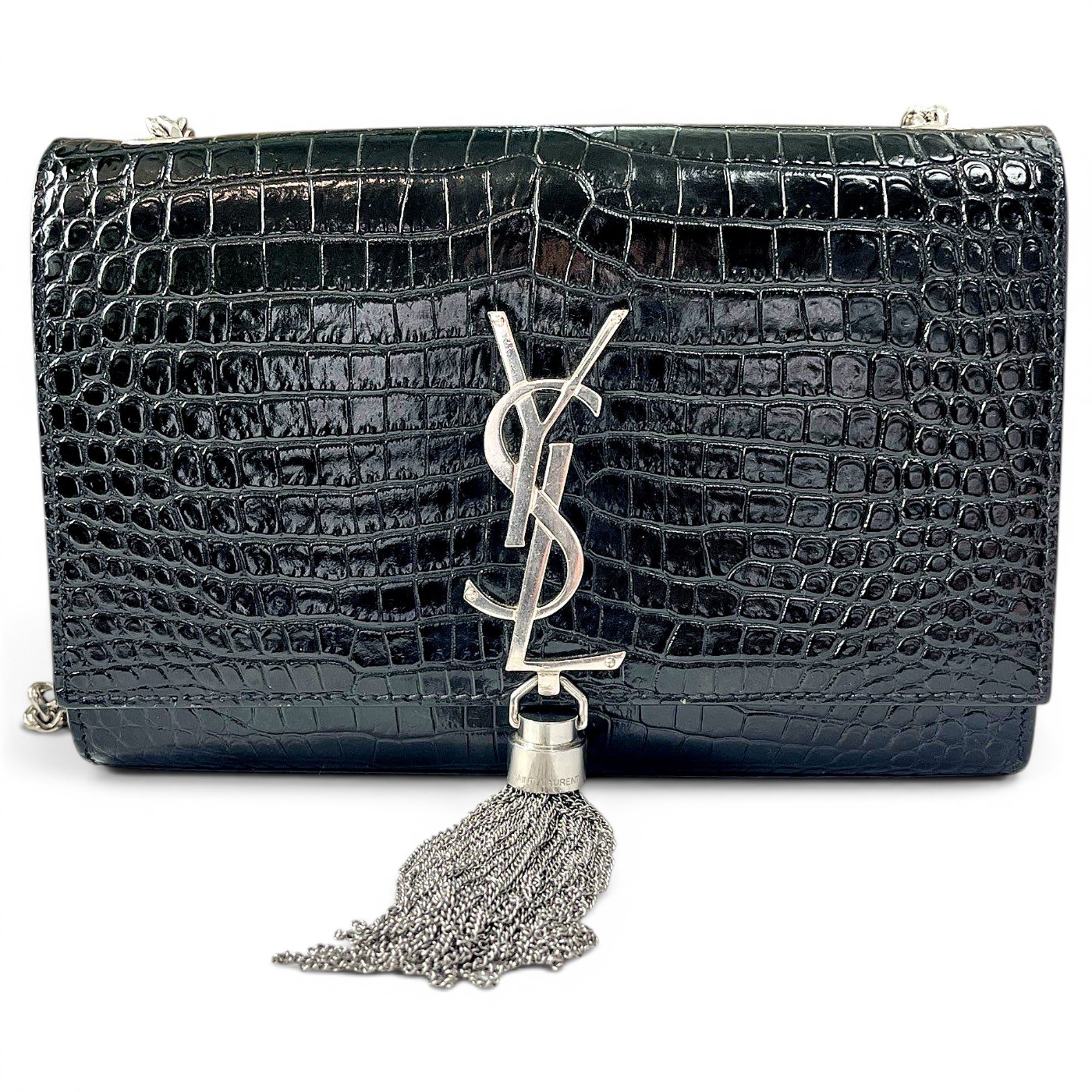 Pompom Kate leather handbag