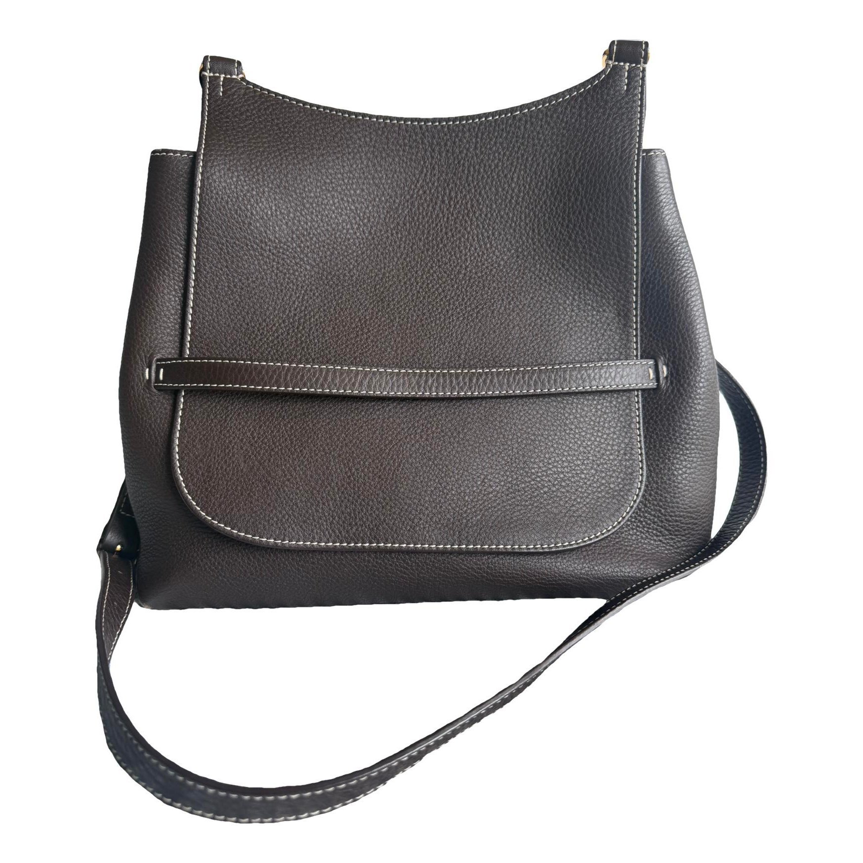 Leather crossbody bag