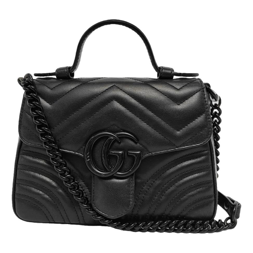 GG Marmont Flap leather handbag
