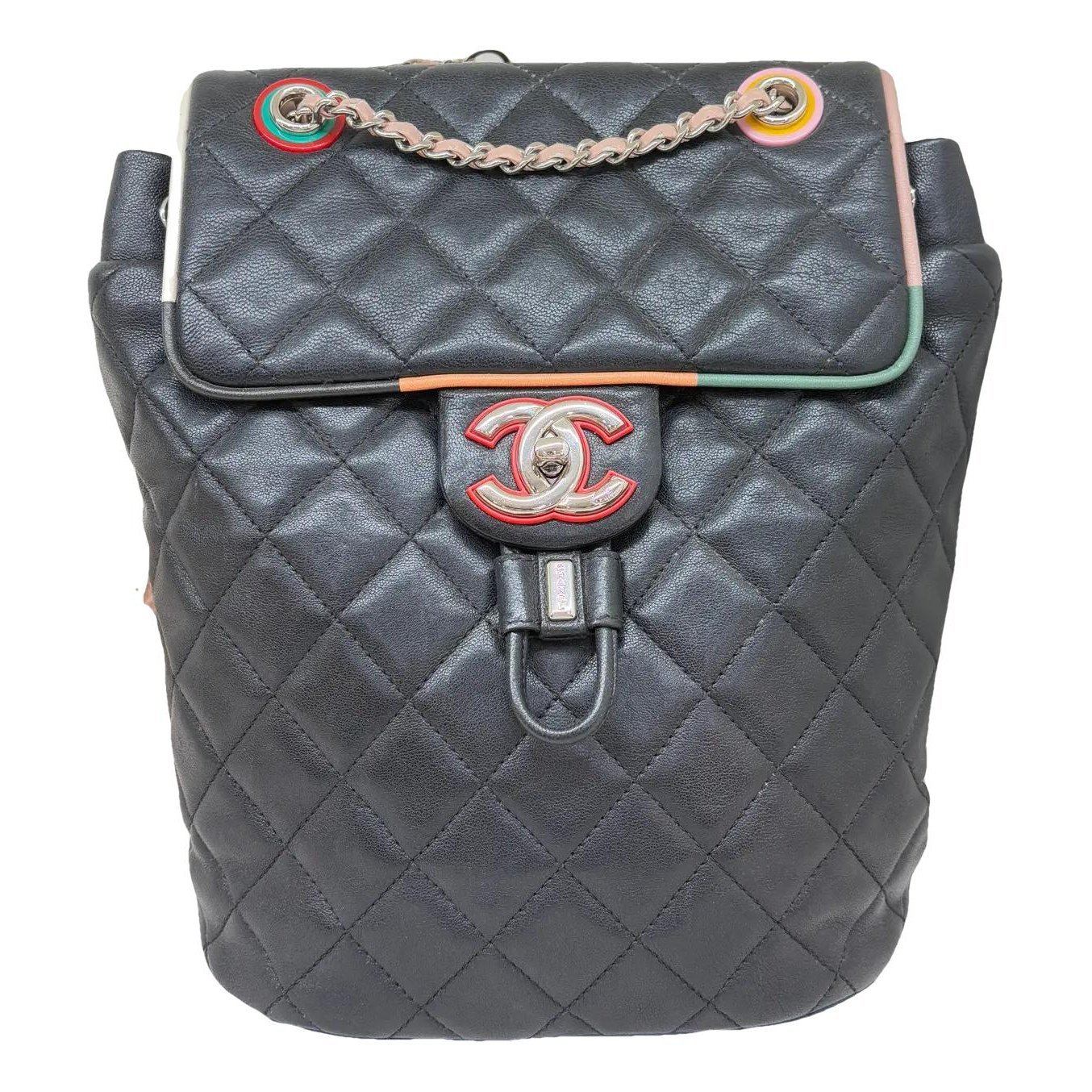 Leather backpack