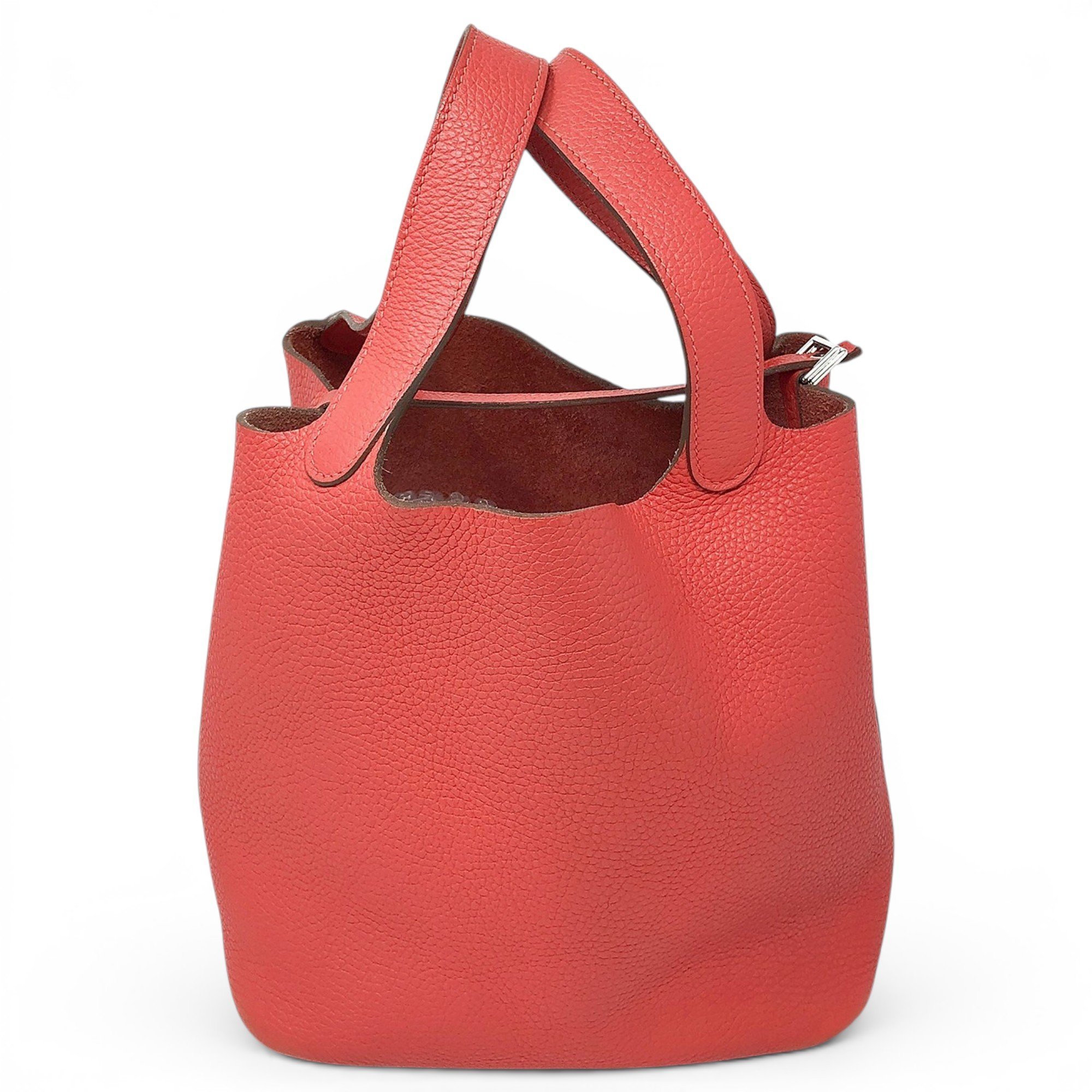 Picotin leather handbag