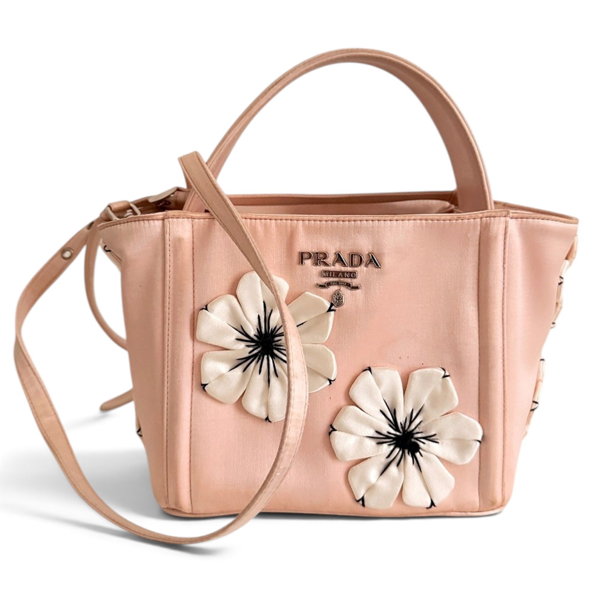 Silk handbag