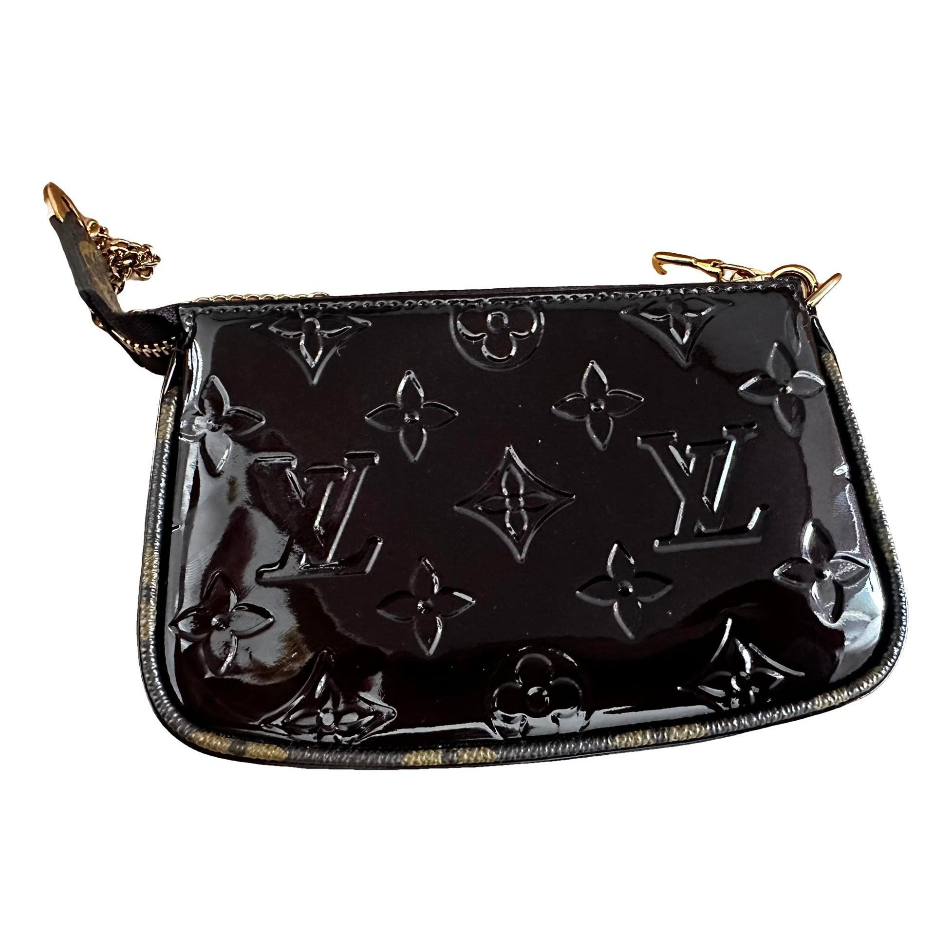 Louis Vuitton Pochette Accessoire patent leather handbag