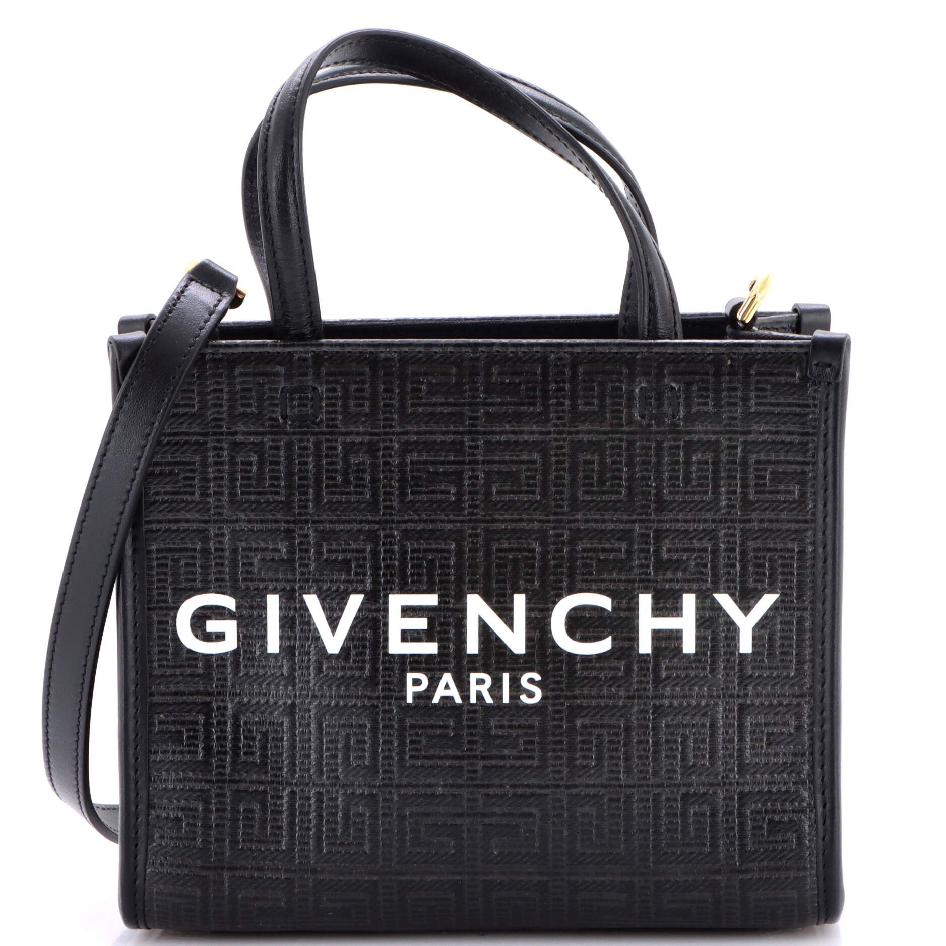 Givenchy G-Tote 4G Embossed Coated Canvas Mini