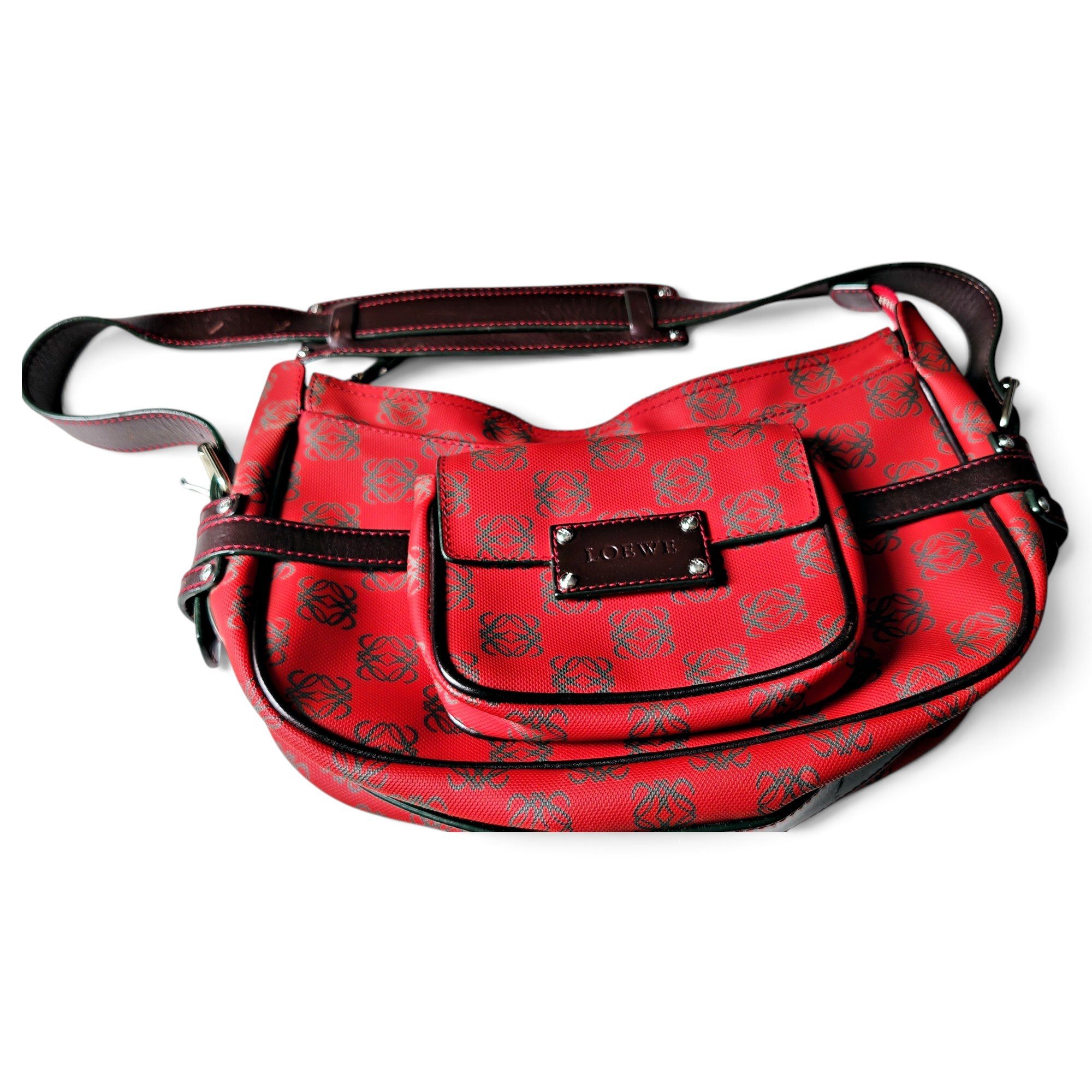 Anagram vinyl handbag