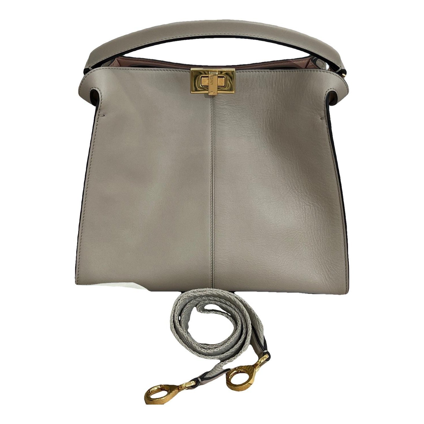 Peekaboo leather handbag