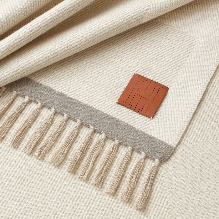 Craie H Tape Lino Blanket