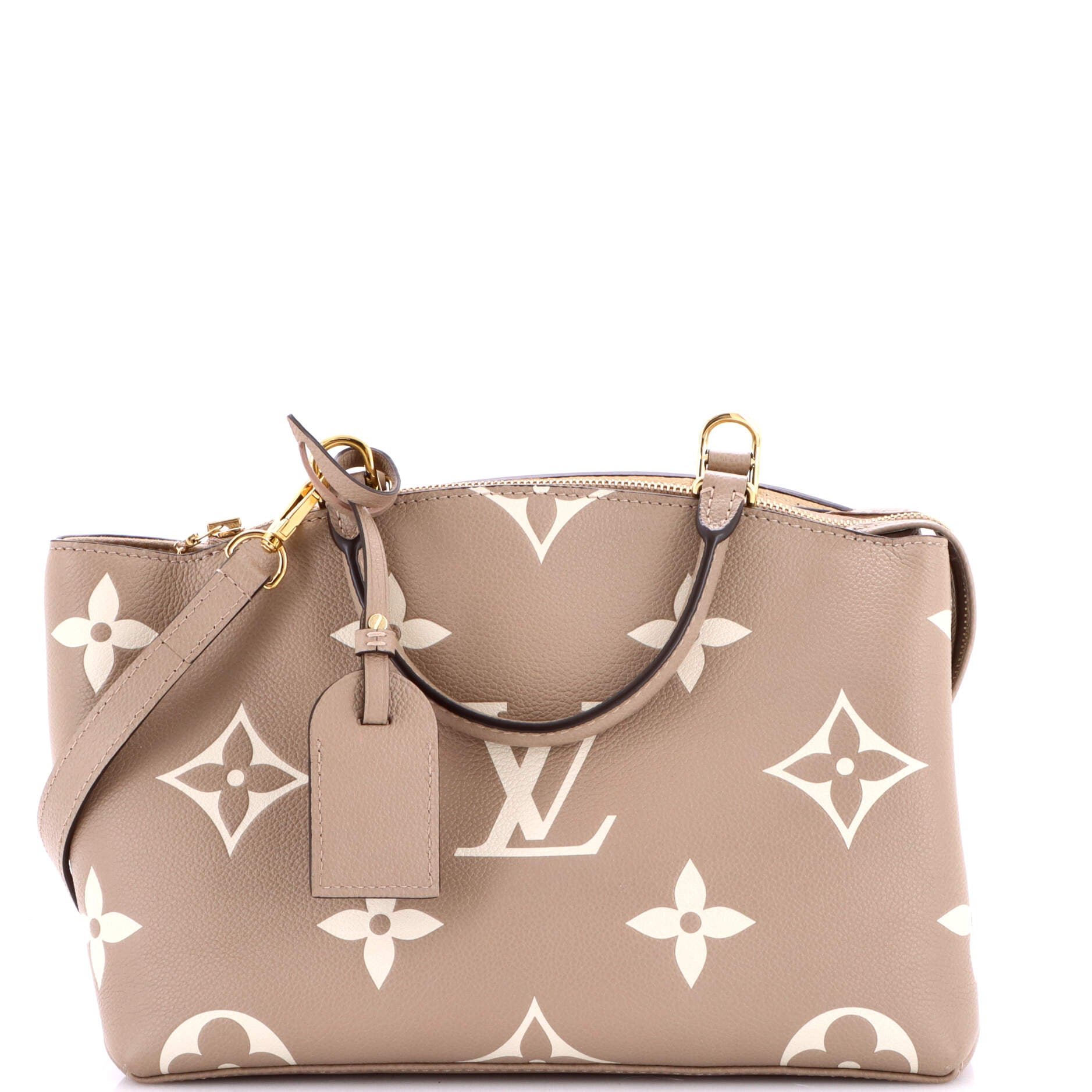 Petit Palais Handbag Bicolor Monogram Empreinte Giant
