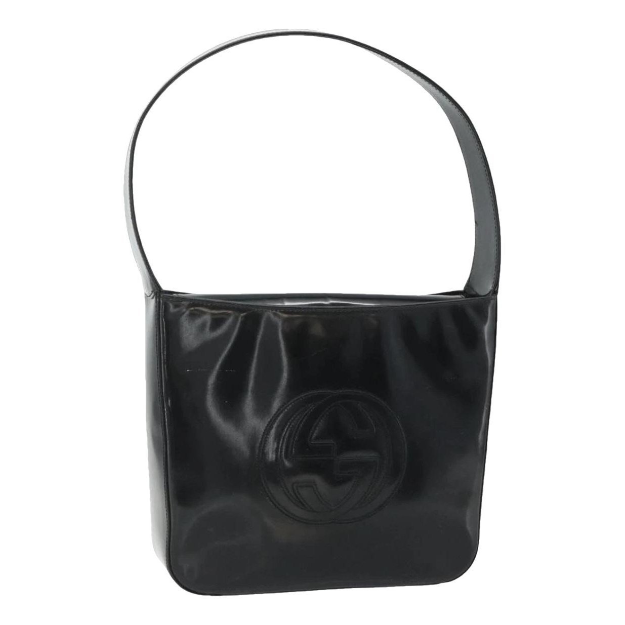 Patent leather handbag
