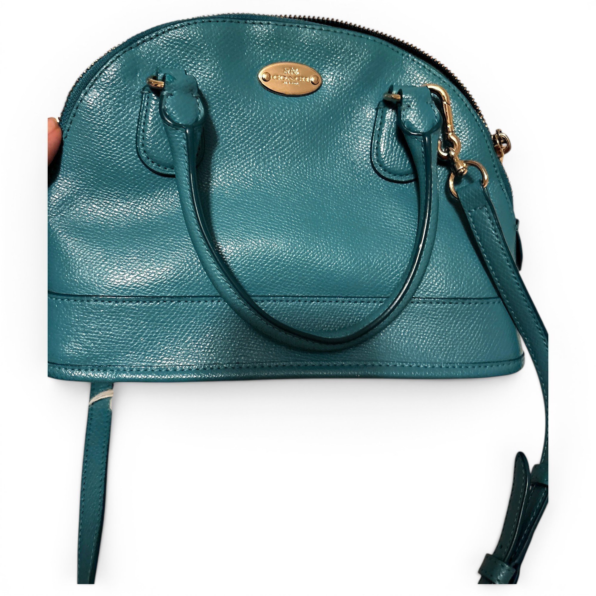 Leather handbag