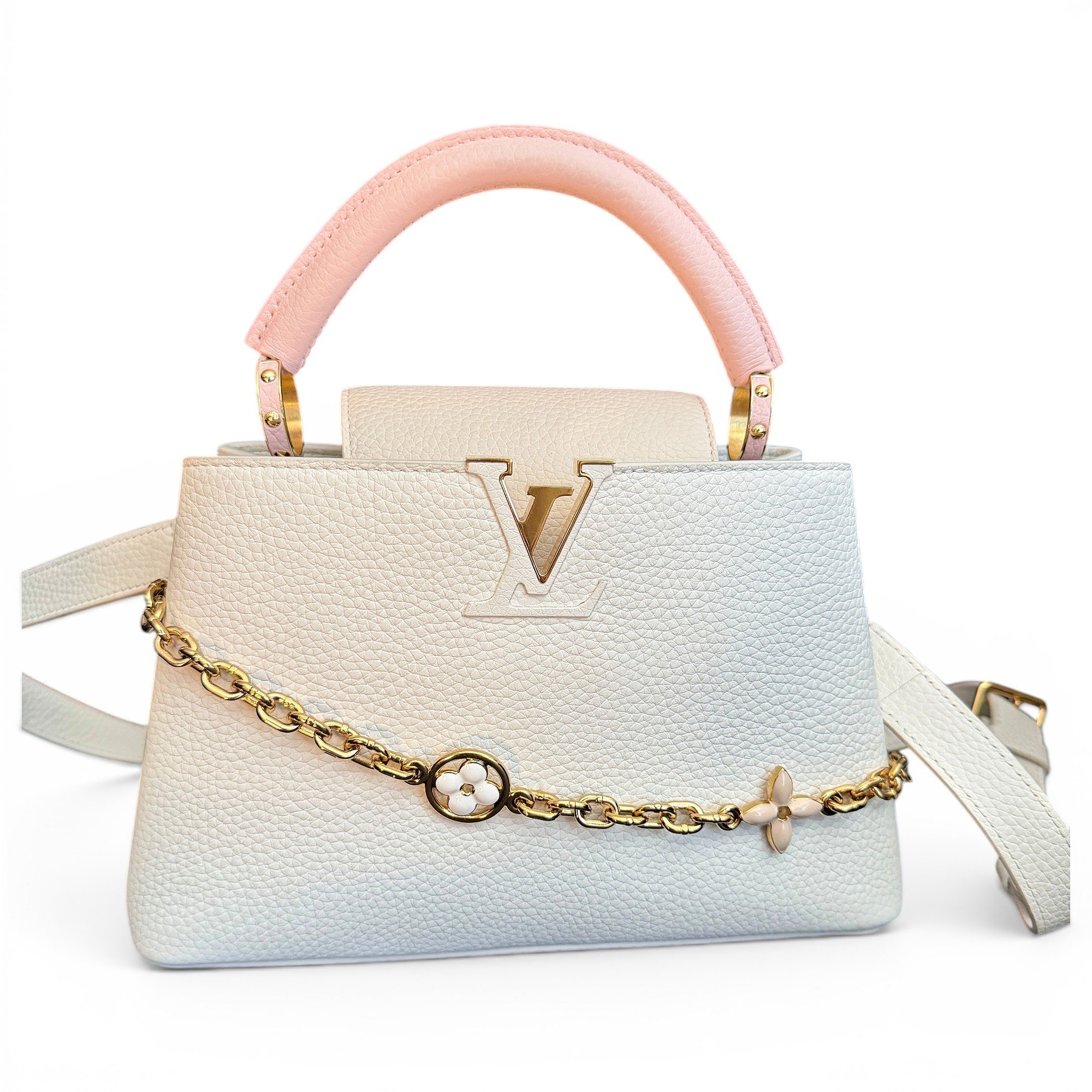 Capucines leather handbag