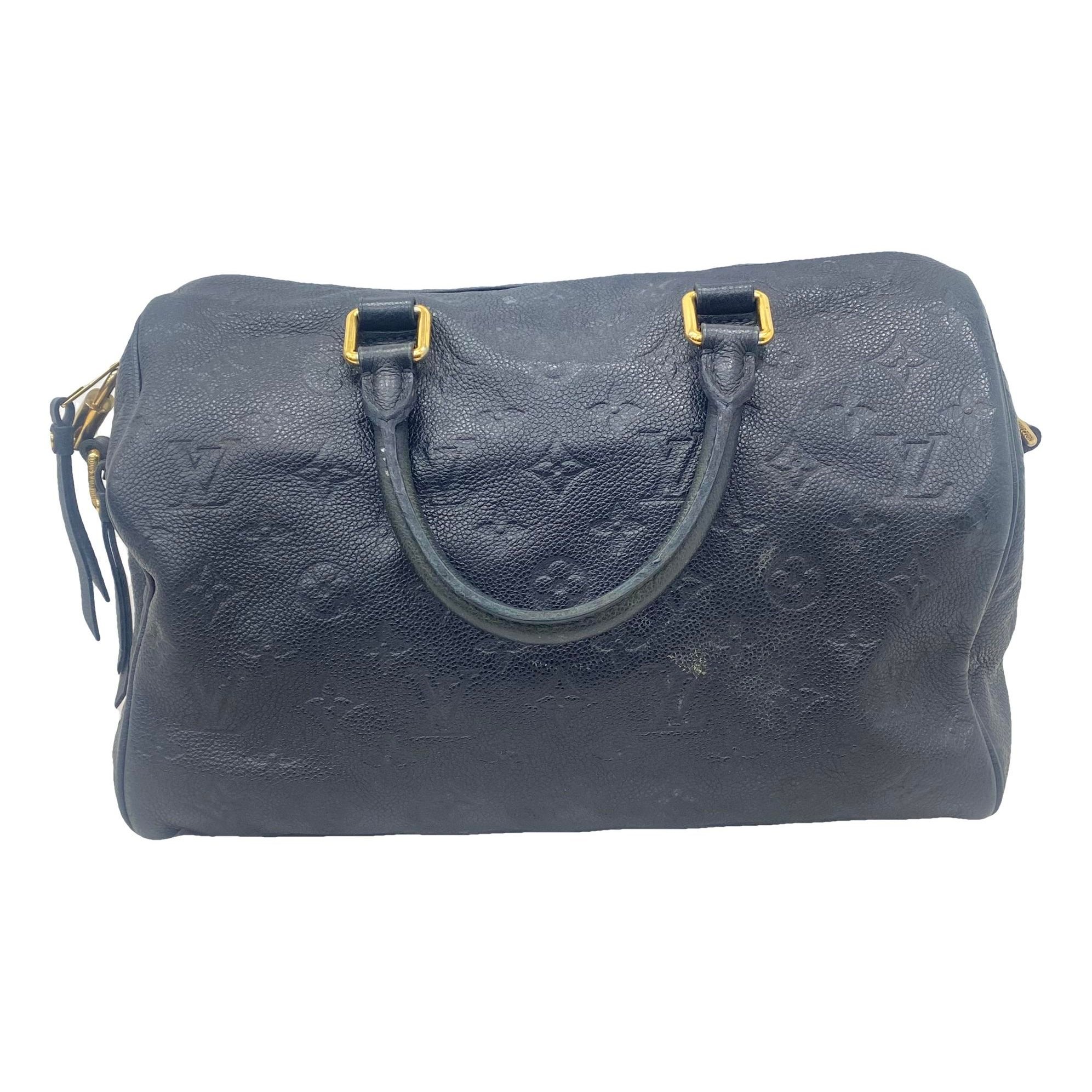 Speedy leather handbag