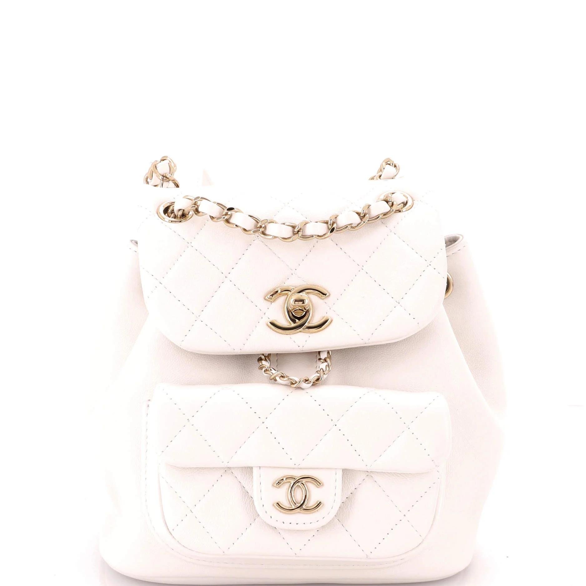Leather backpack