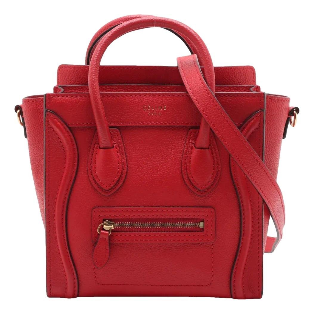 Nano Luggage leather handbag