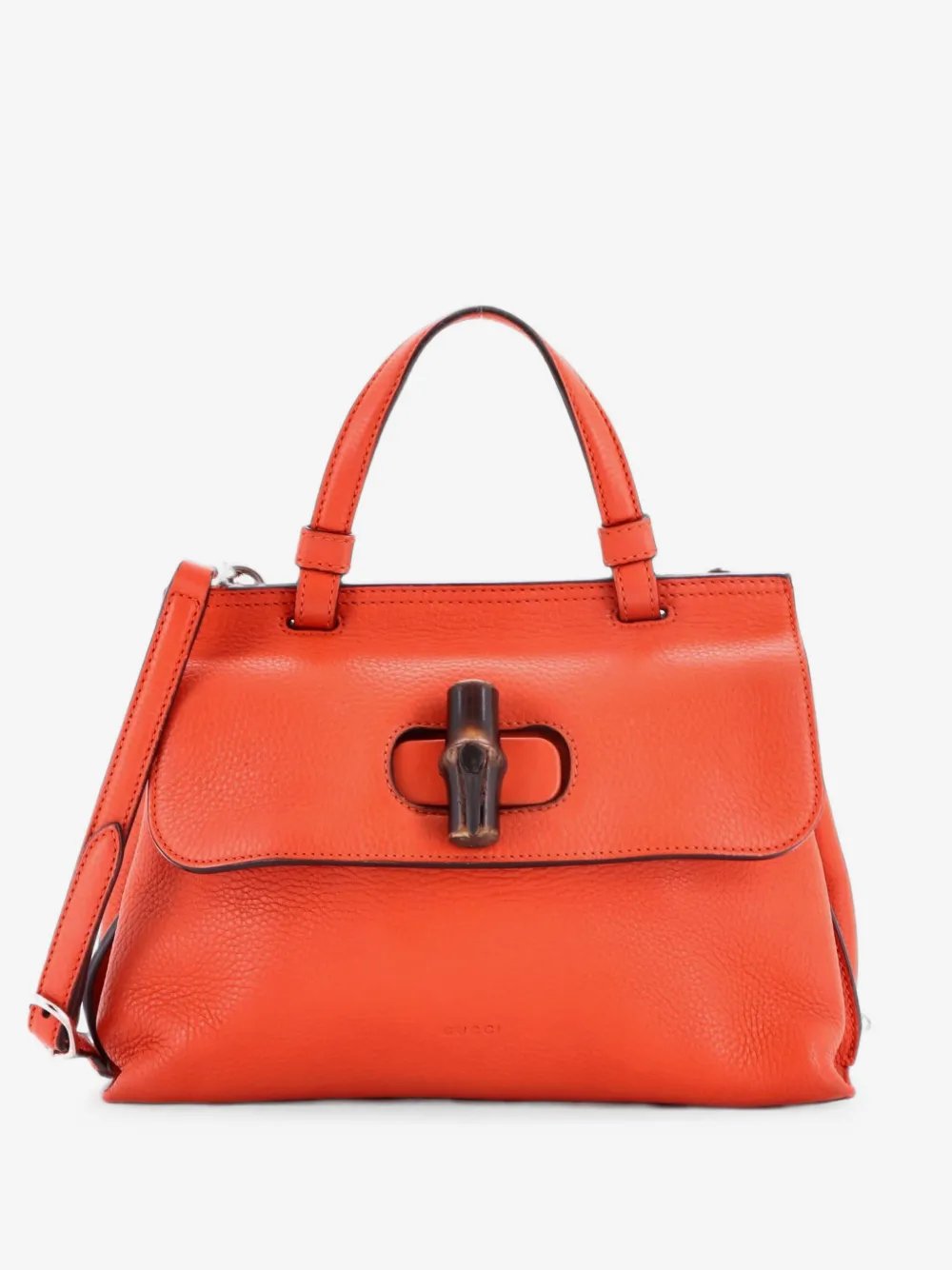 Bamboo Daily Top Handle Bag Leather Small satchel
