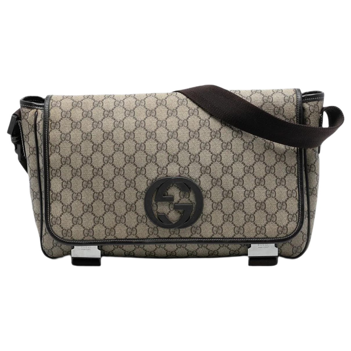 Interlocking cloth crossbody bag