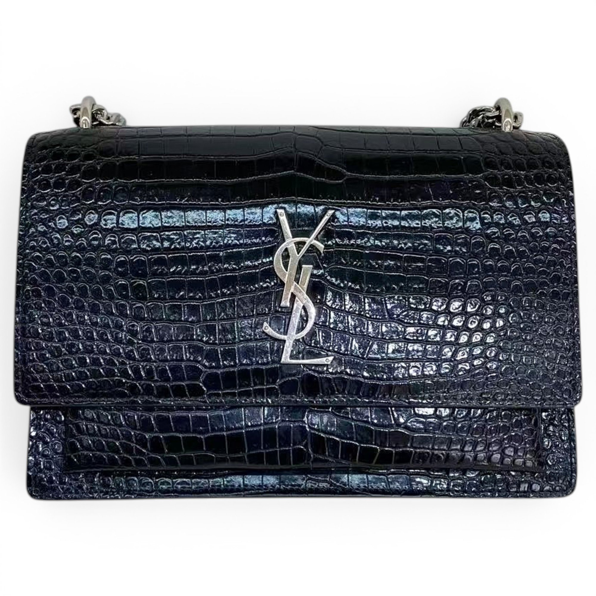 Sunset leather handbag
