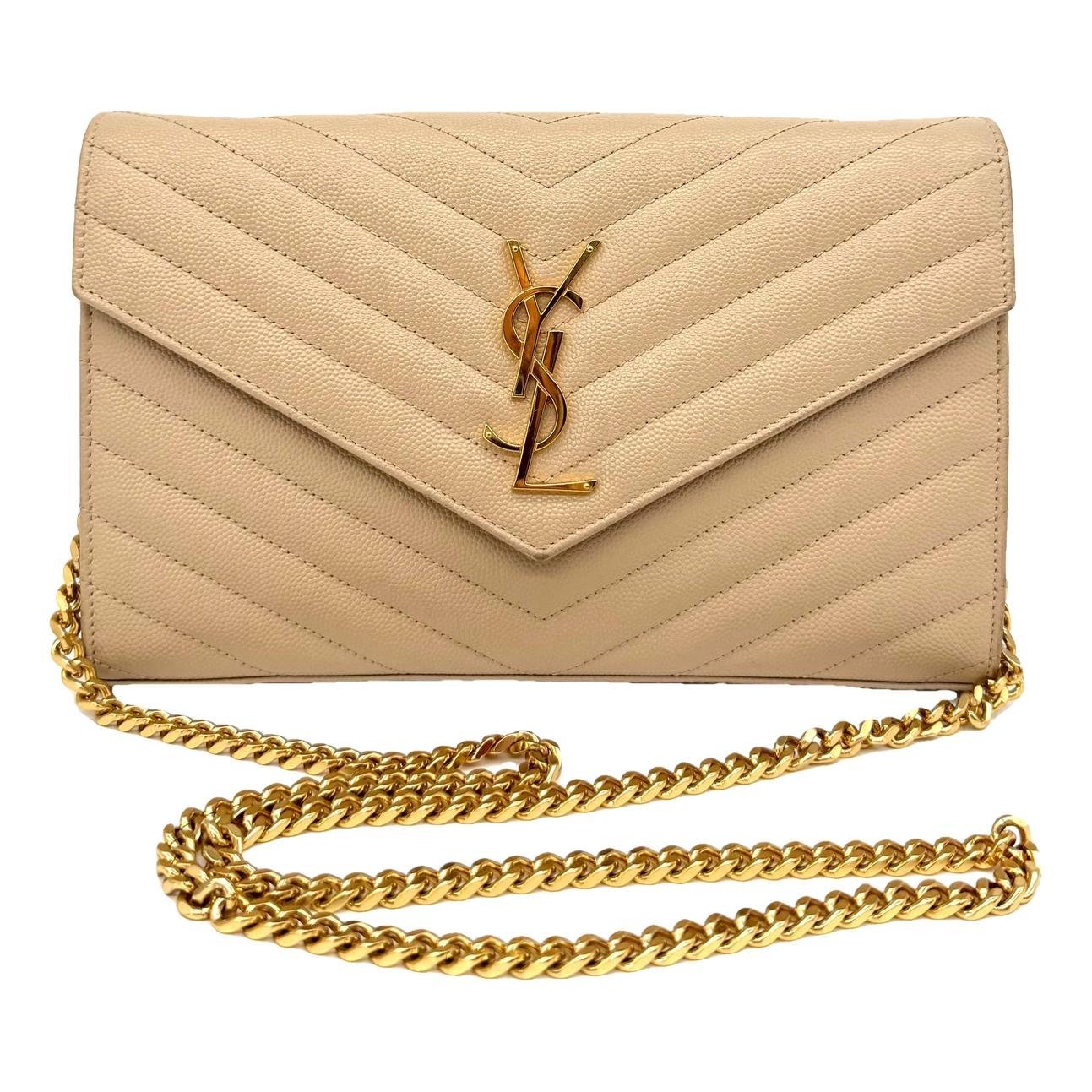 Portefeuille enveloppe leather crossbody bag
