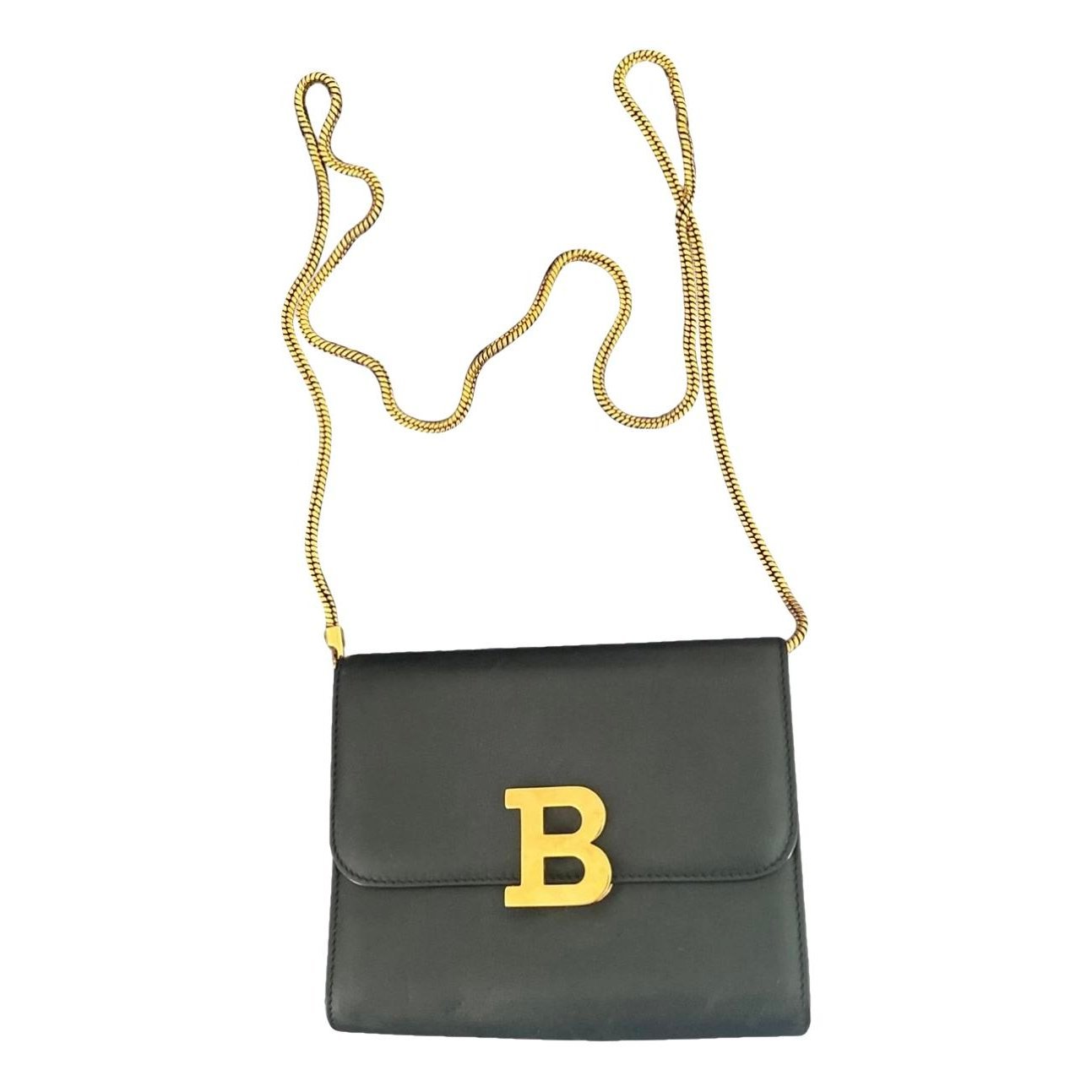 Leather clutch bag