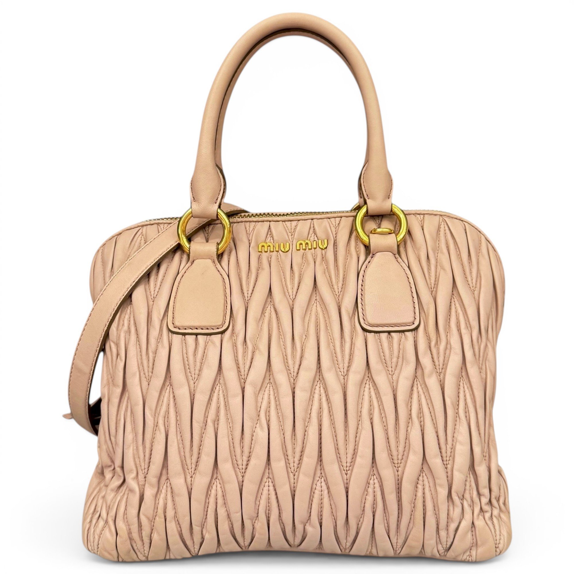Leather handbag