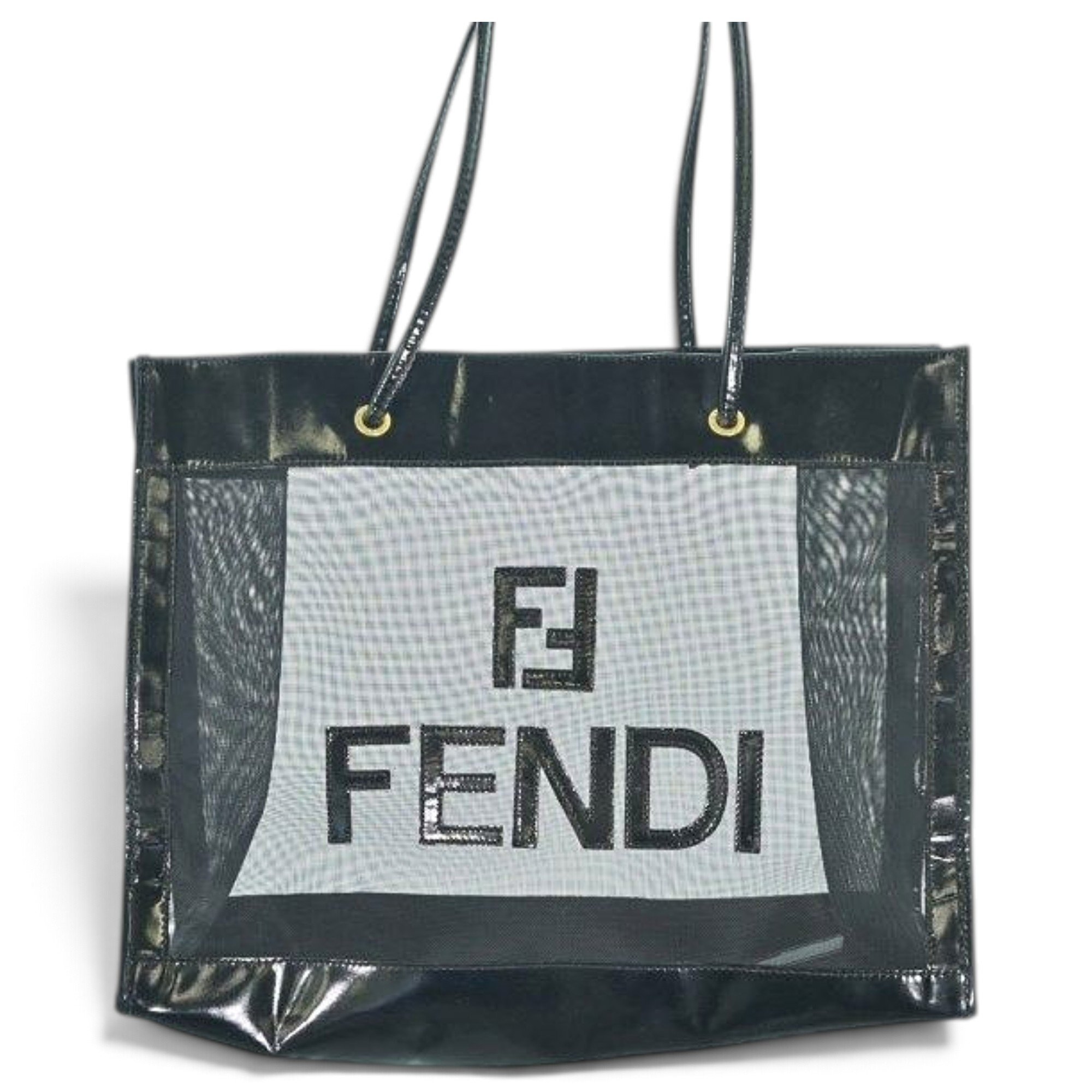 Fendi Pocket leather handbag
