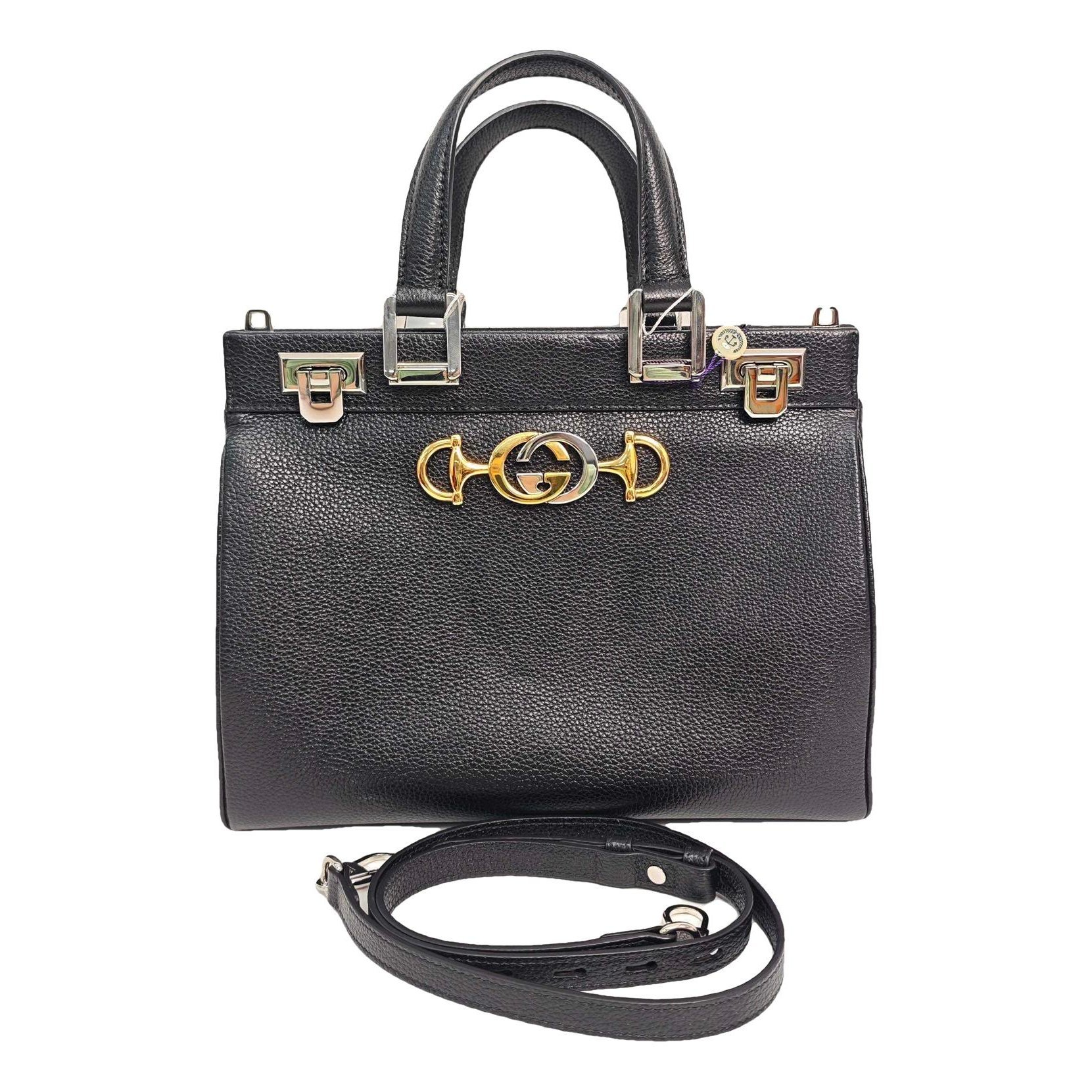 Zumi leather handbag