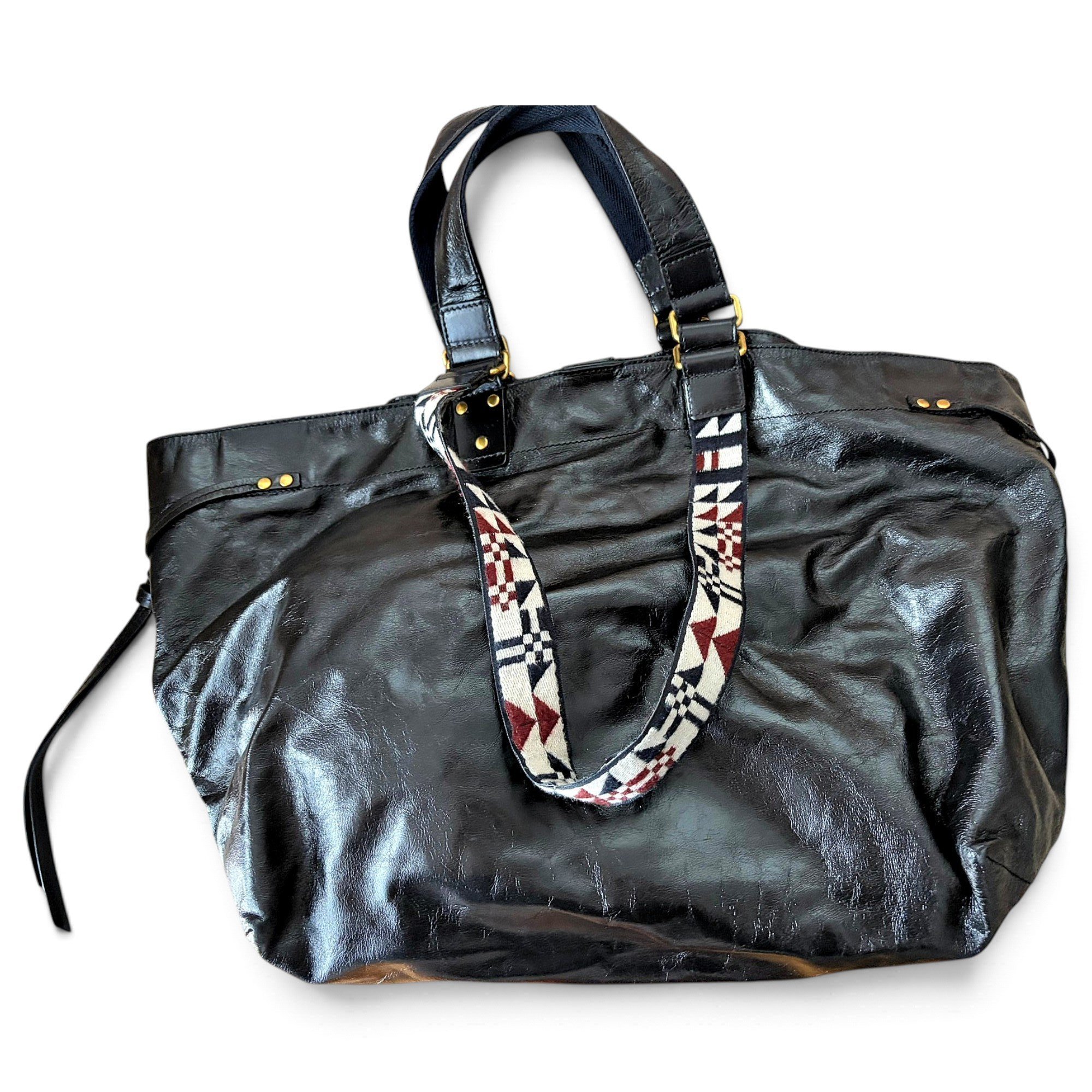 Leather handbag
