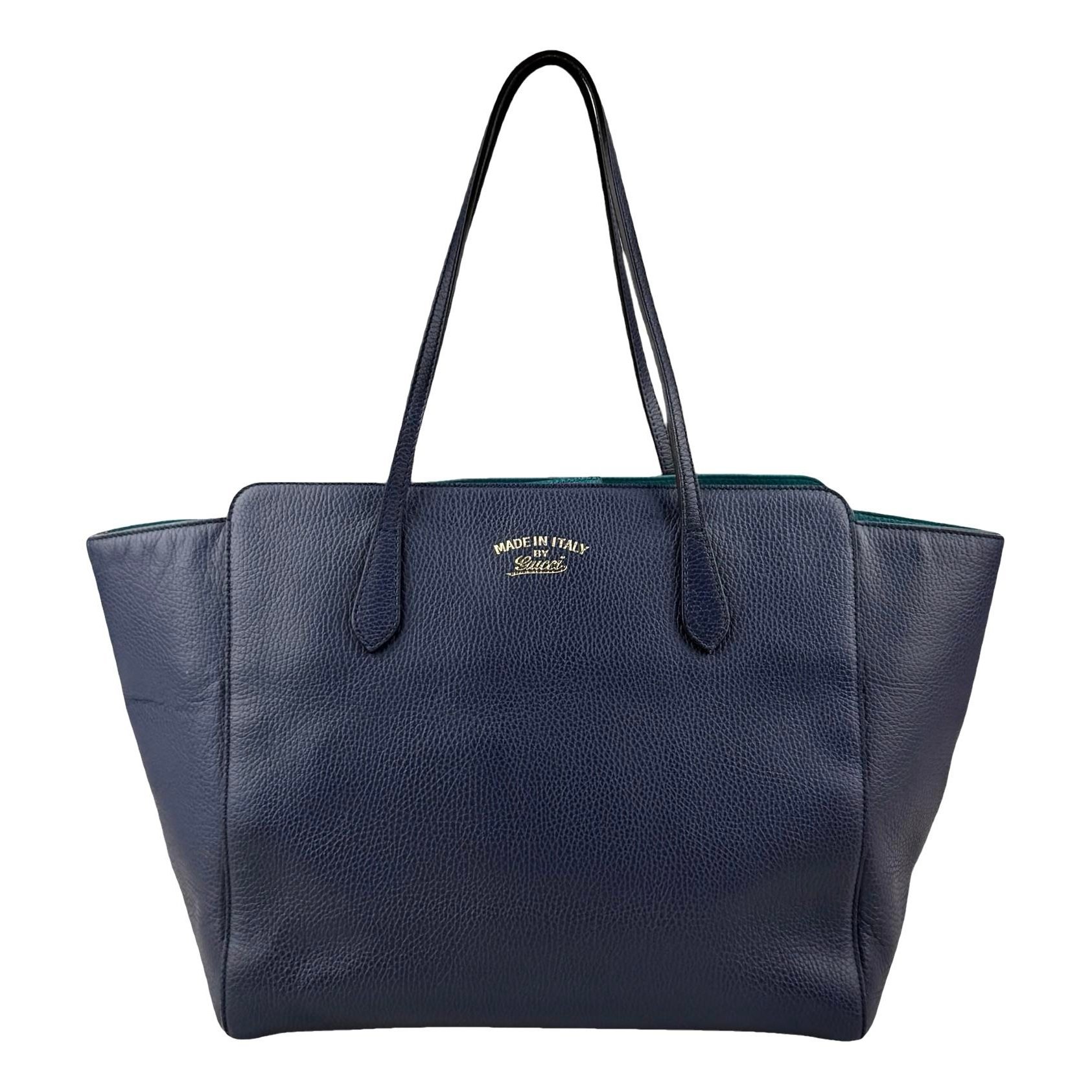 Swing leather handbag