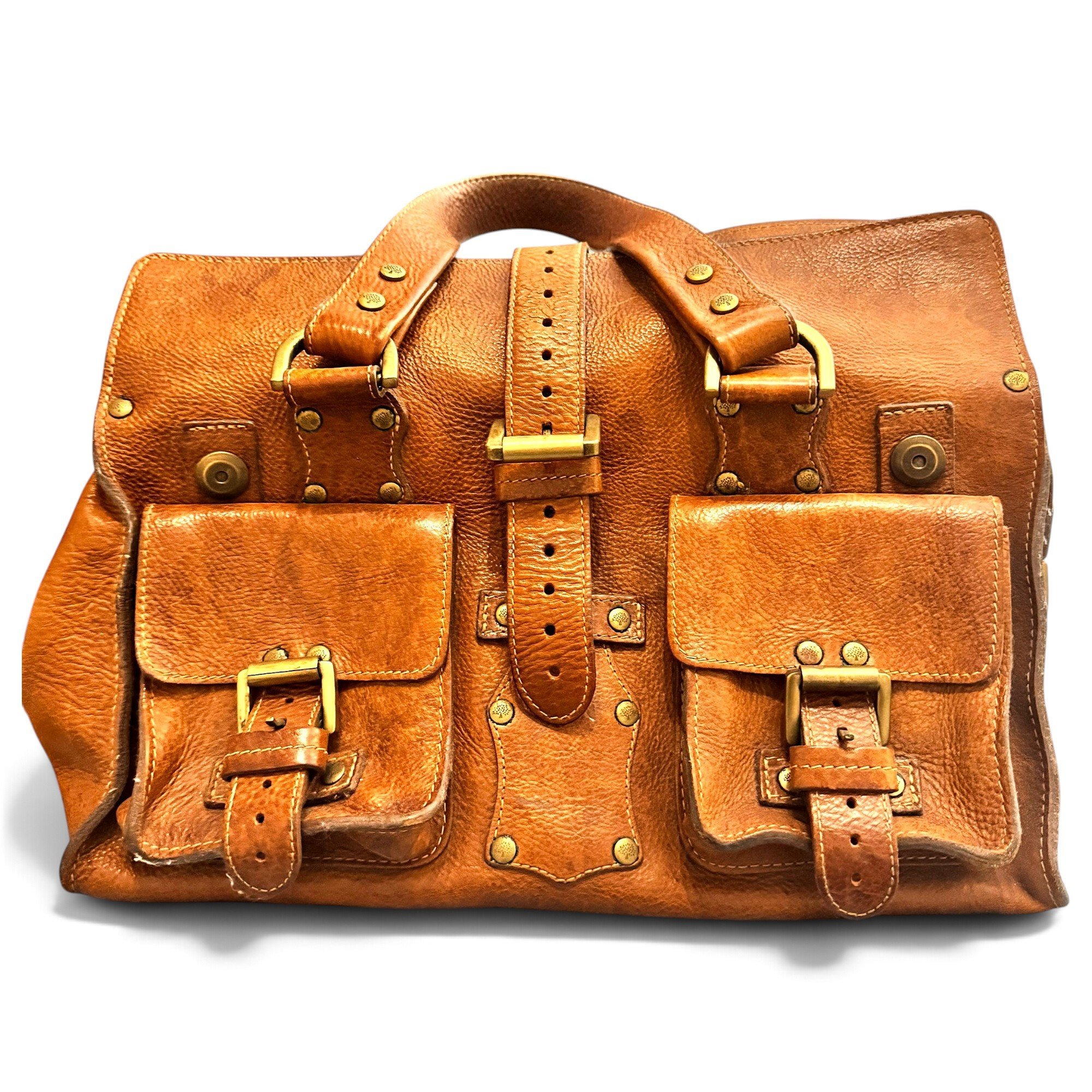 Blenheim leather satchel