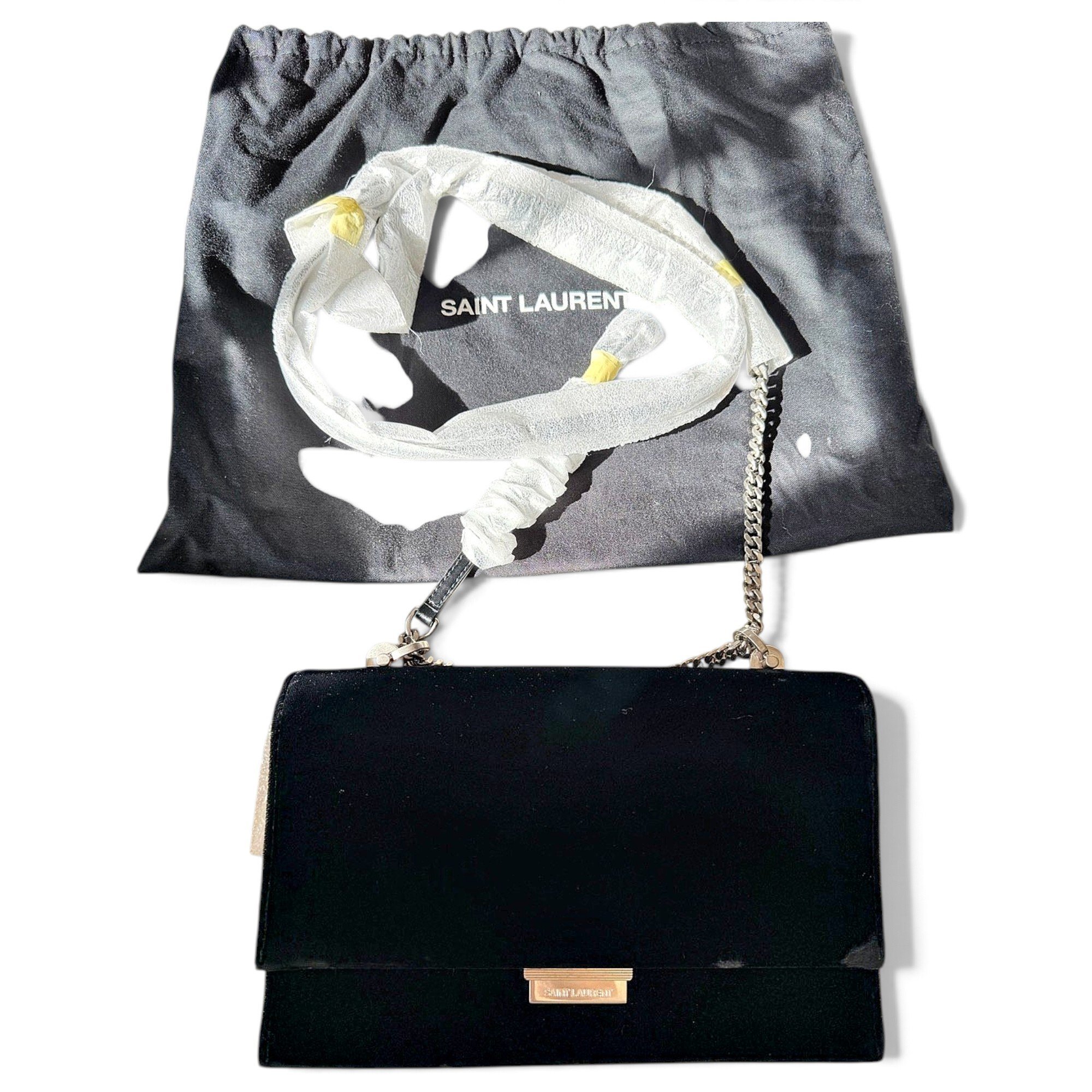 Sunset velvet handbag