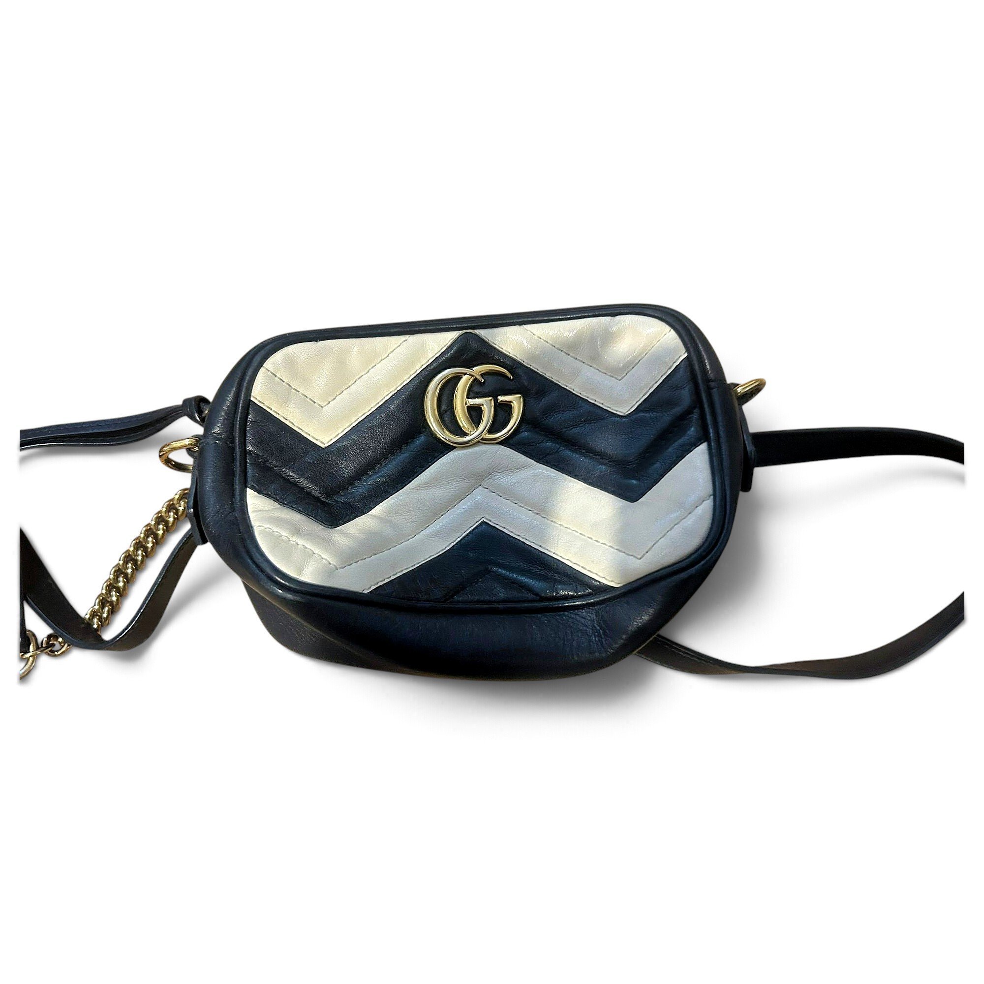 Marmont leather clutch bag