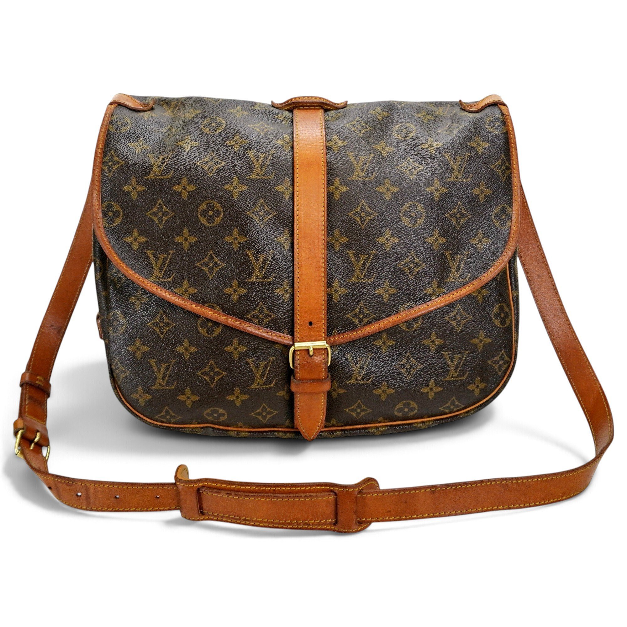 Saumur leather crossbody bag