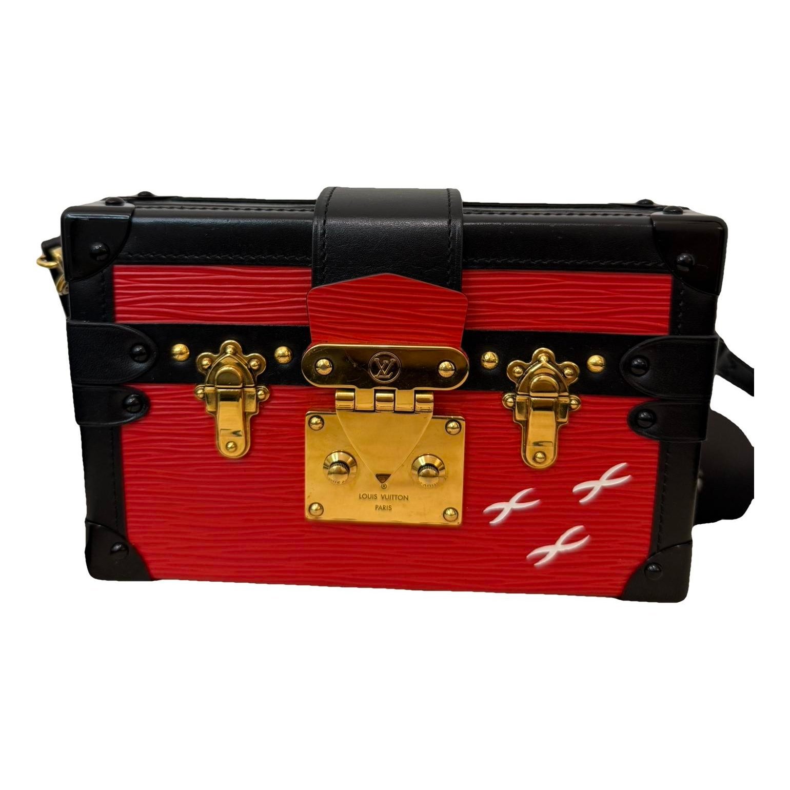 Petite Malle leather handbag