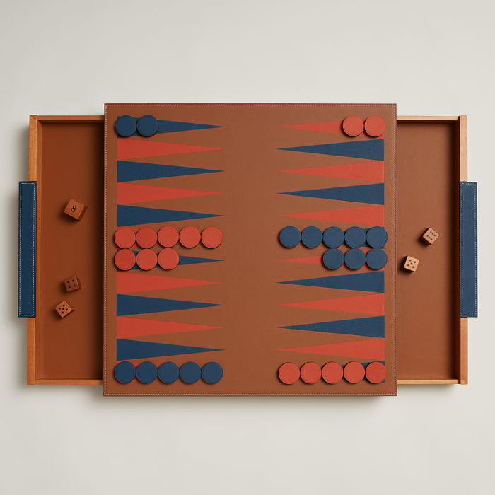 Fauve Atout Backgammon Game