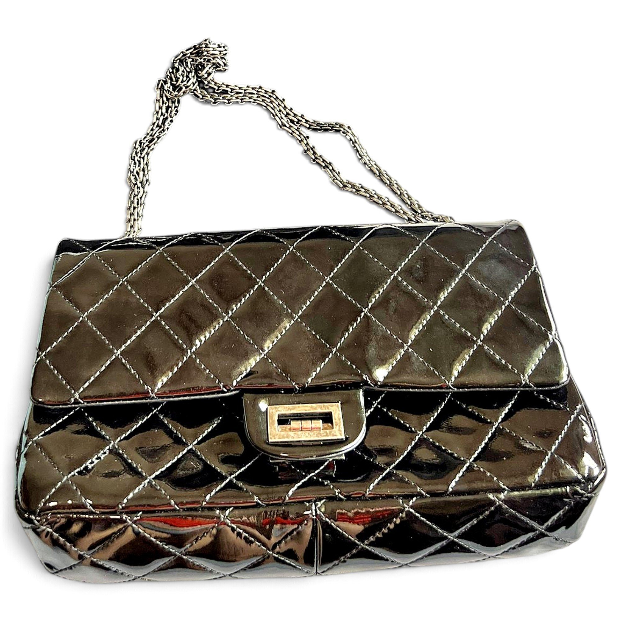 2.55 patent leather handbag