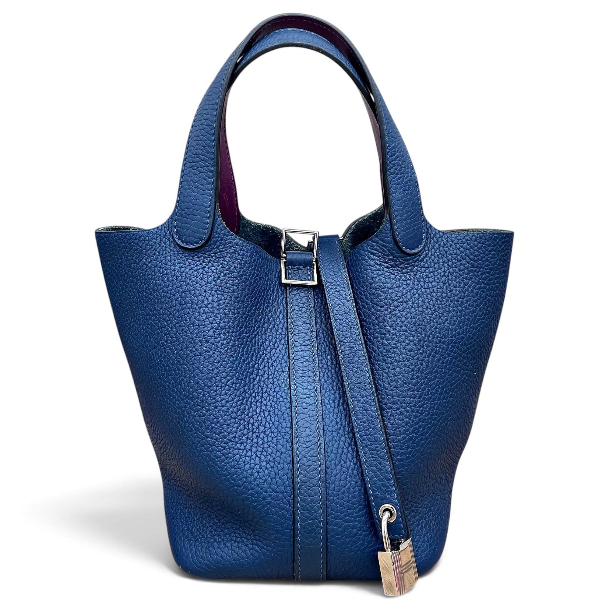 Picotin leather handbag