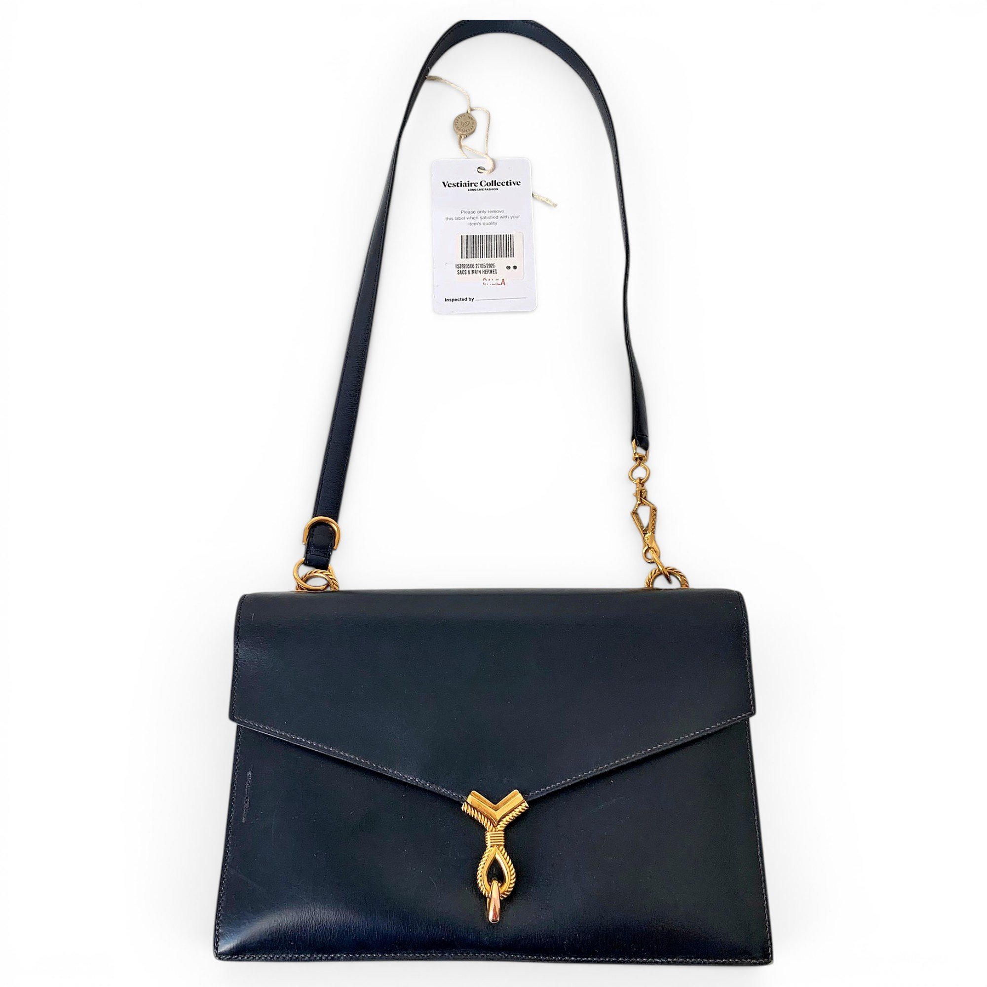 Cordeliere leather crossbody bag