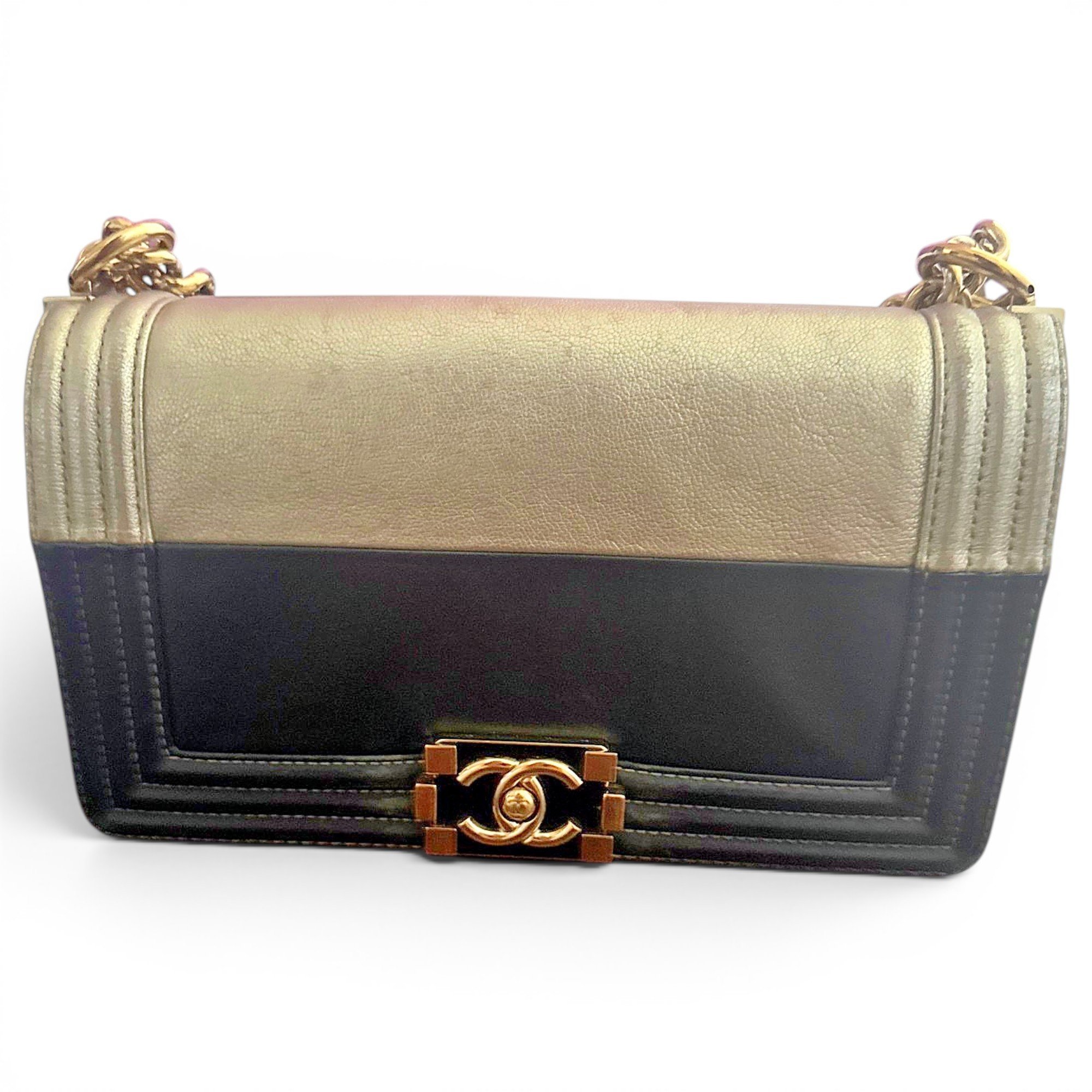 Boy leather crossbody bag