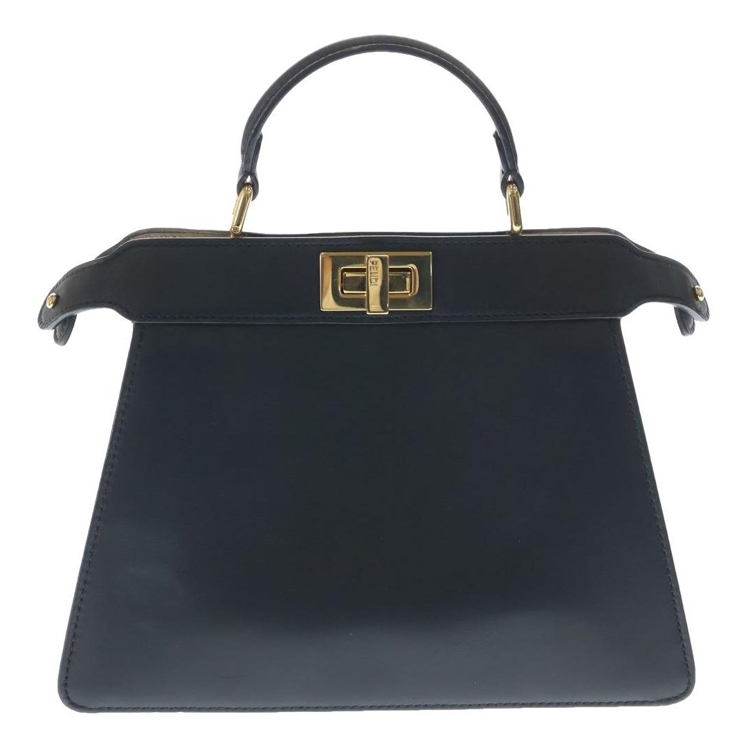 Peekaboo leather handbag