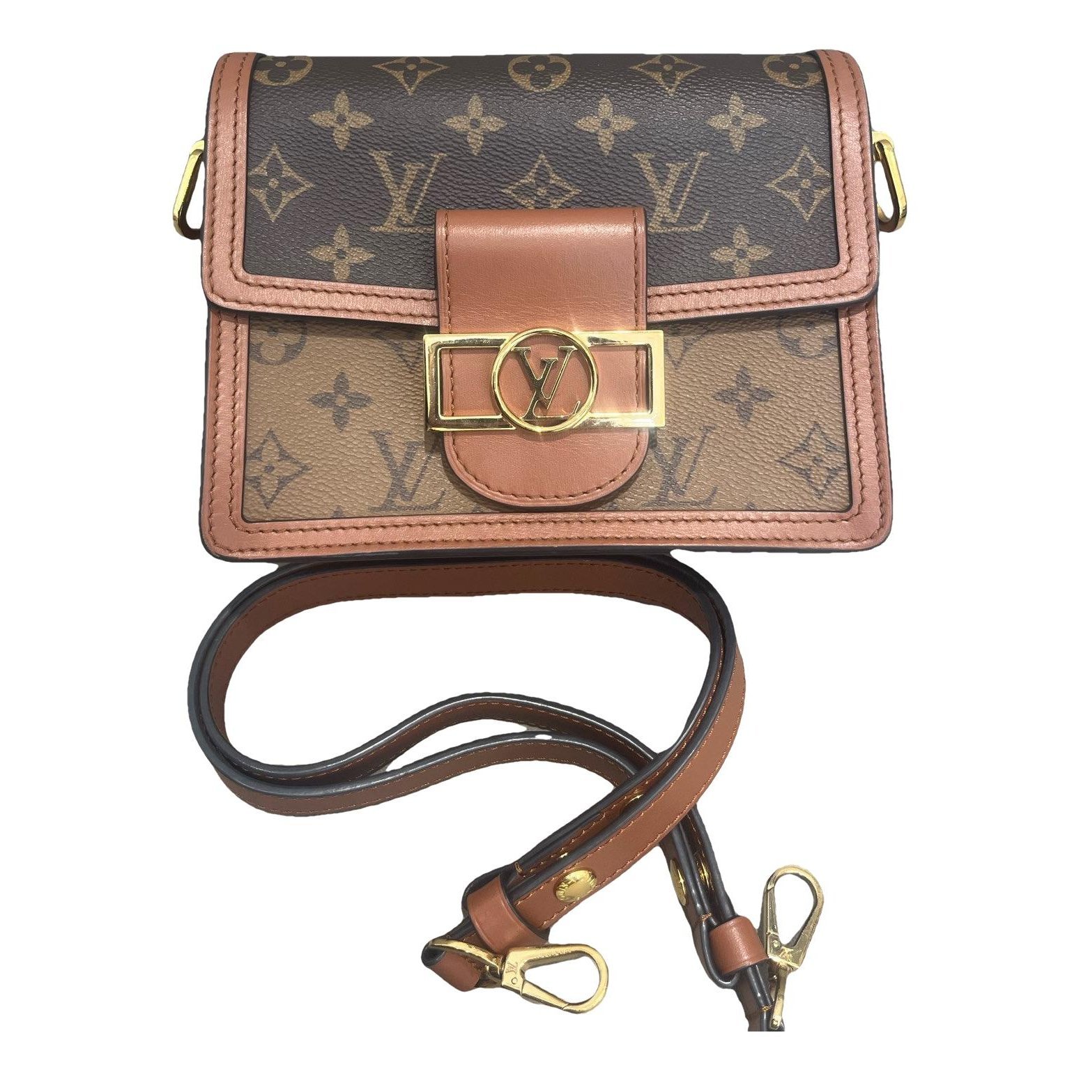 Dauphine leather handbag
