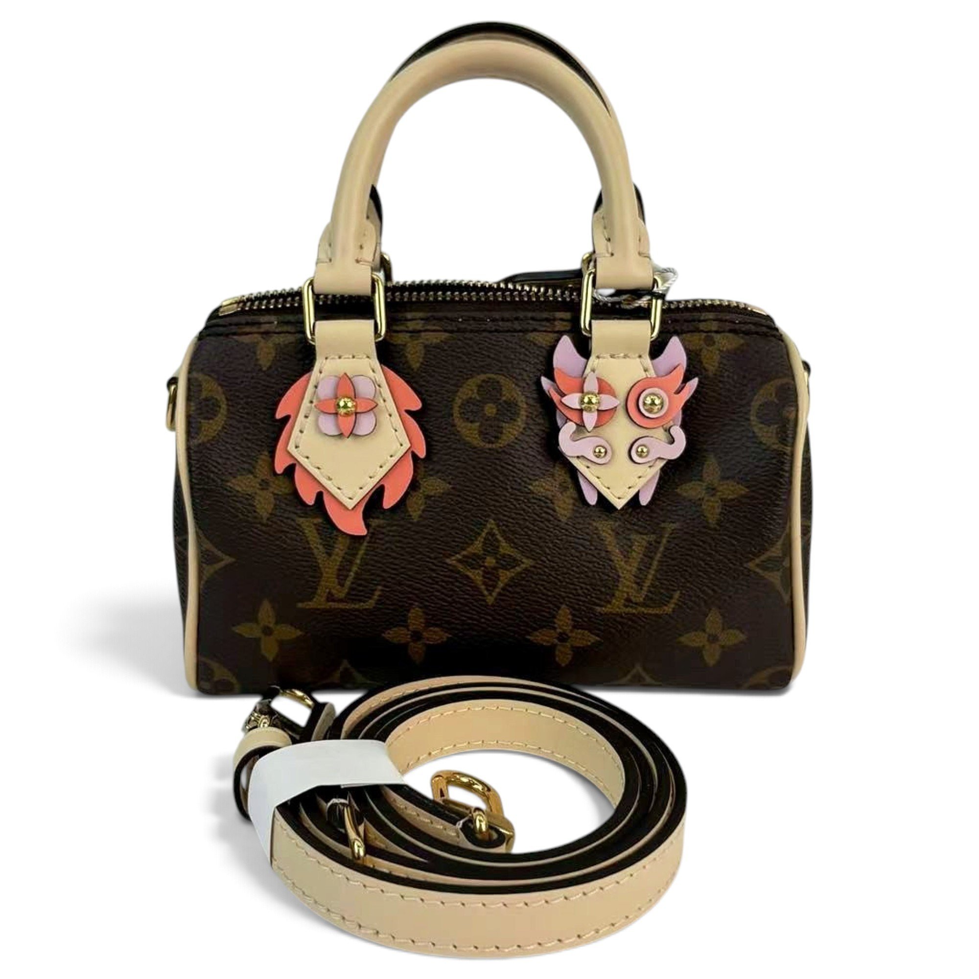 Louis Vuitton Nano Speedy / Mini HL leather handbag