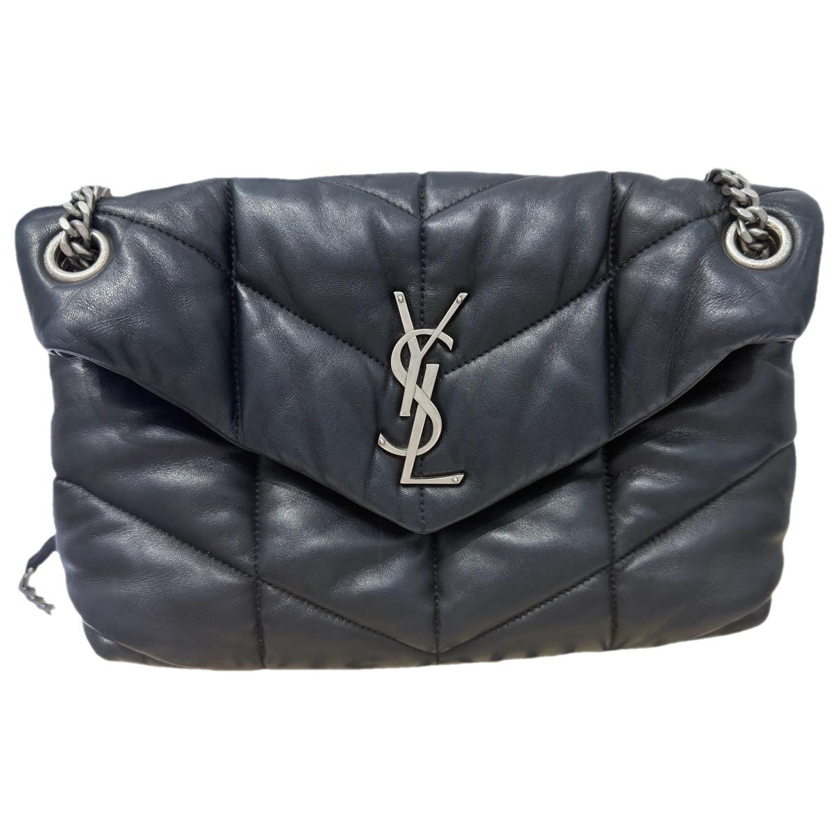 Loulou Puffer leather crossbody bag