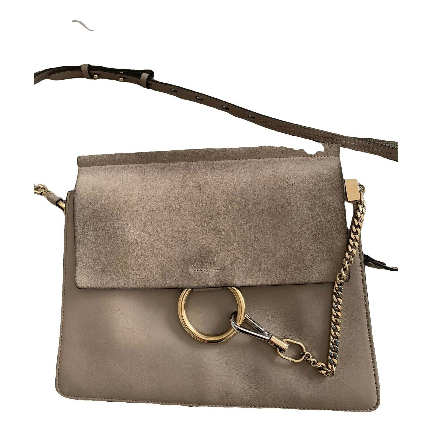 Faye leather handbag