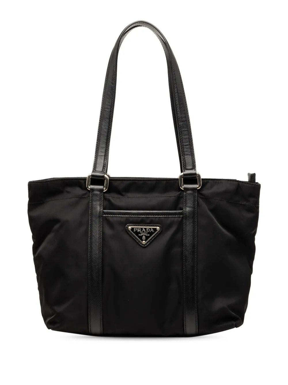 2013-2026 Saffiano Trimmed Tessuto tote bag
