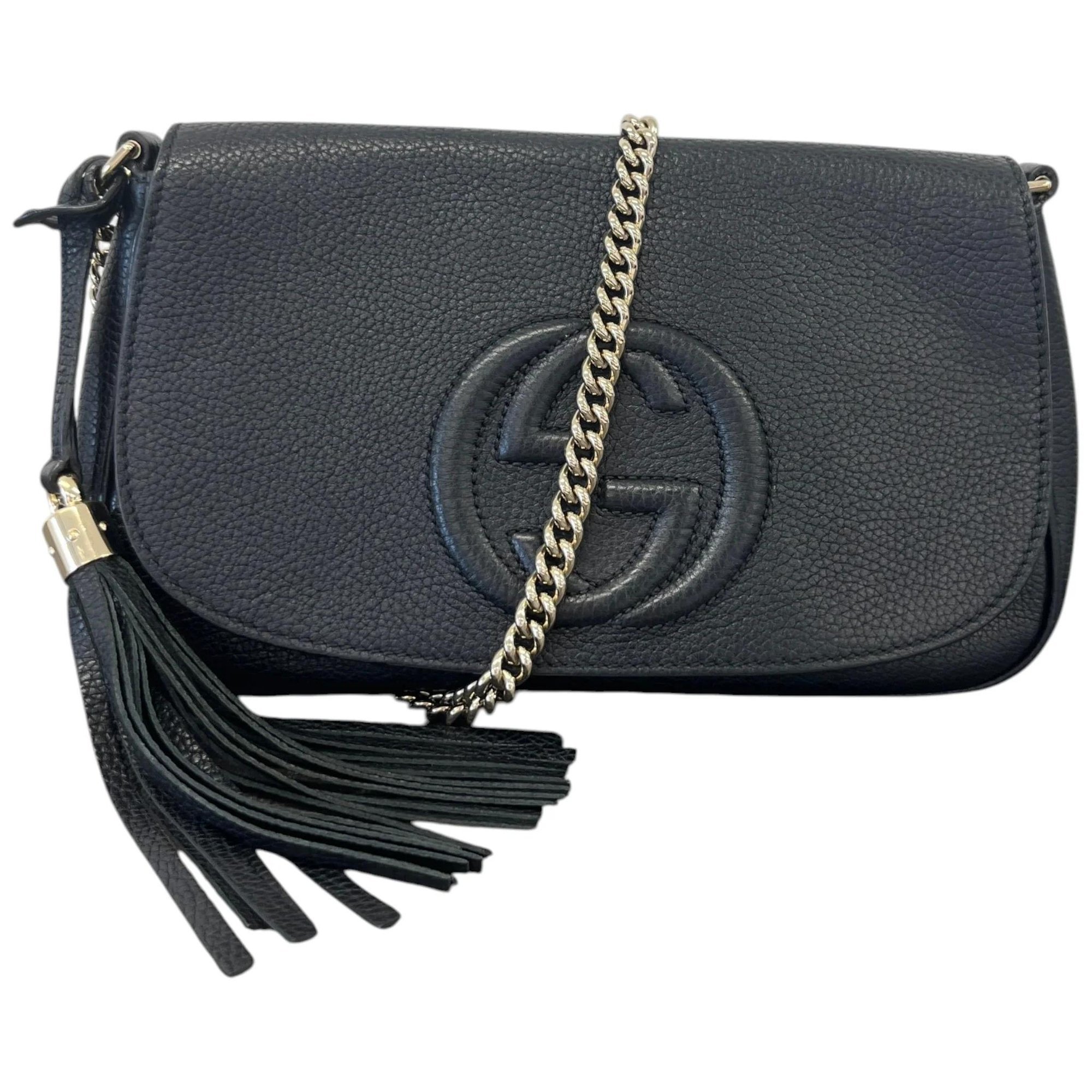 Leather handbag