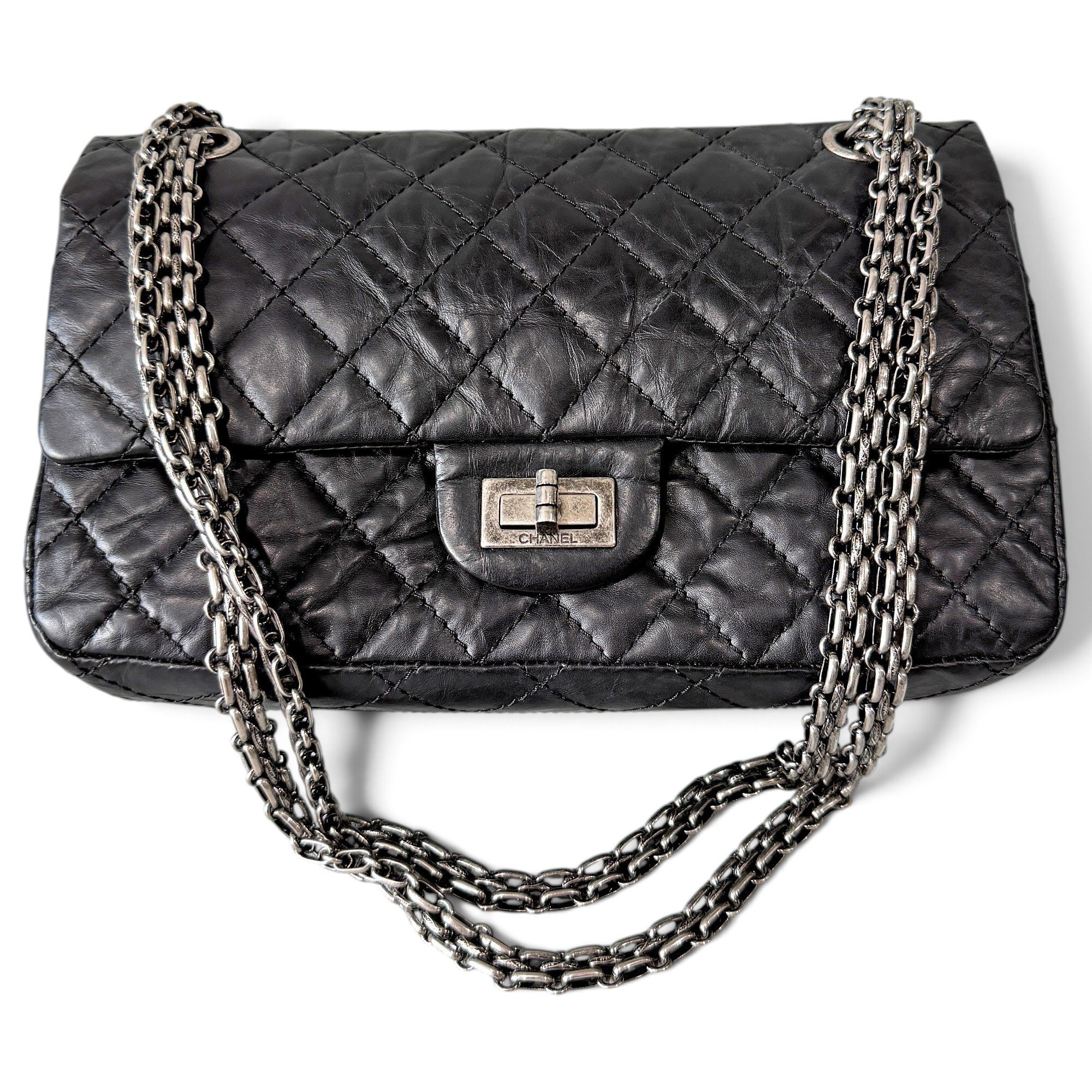 2.55 leather handbag