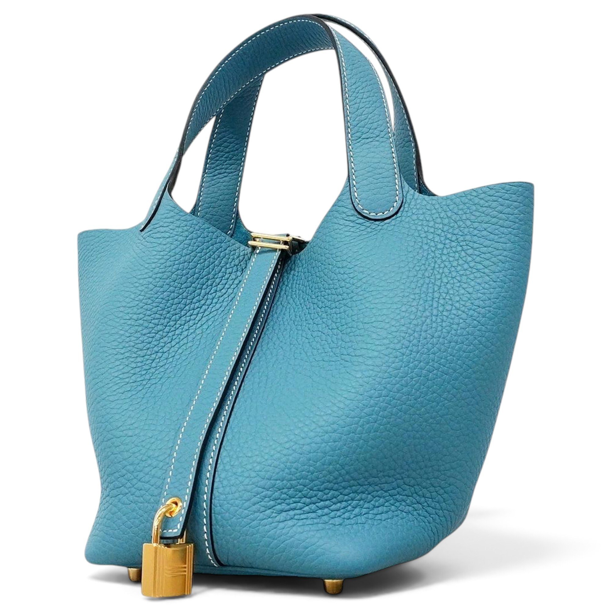 Picotin leather handbag