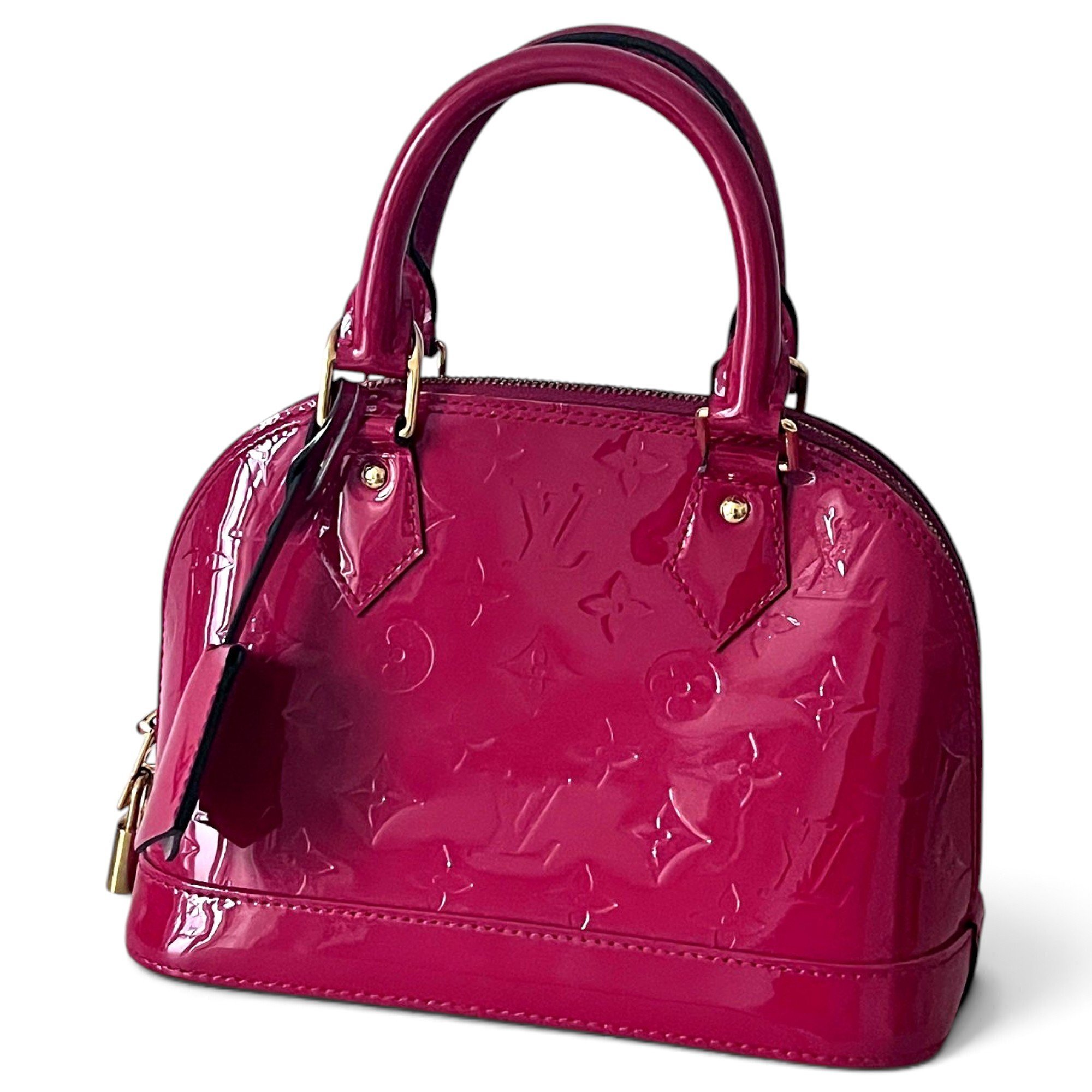 Alma BB patent leather handbag