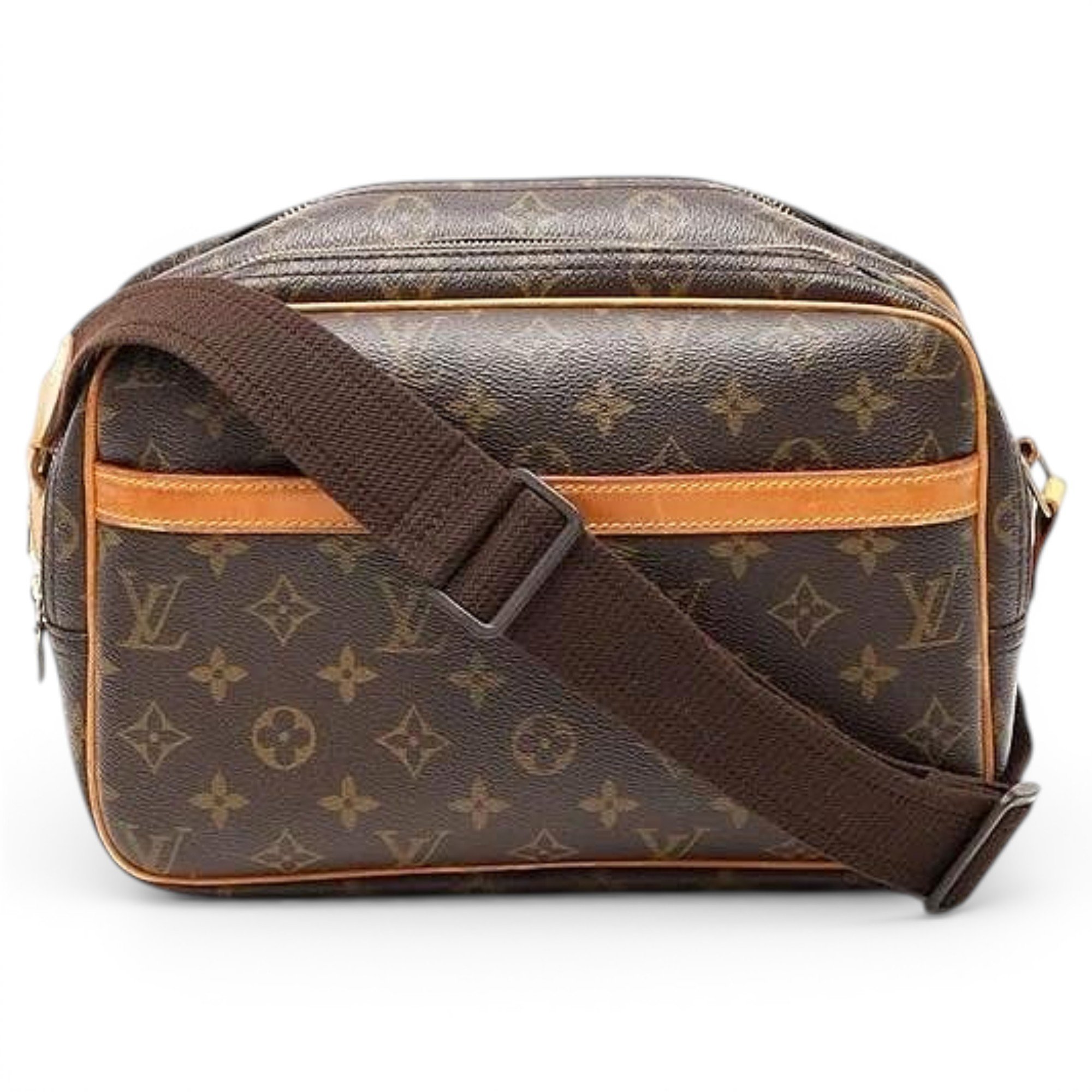 Reporter leather crossbody bag